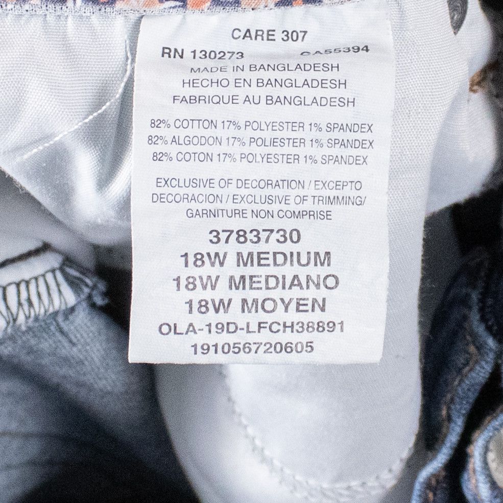 Lee Lee Indigo Baggy Relax Fit Jean Denim Jorts Y2K Style Shorts Size US 38 / EU 54 - 5 Thumbnail