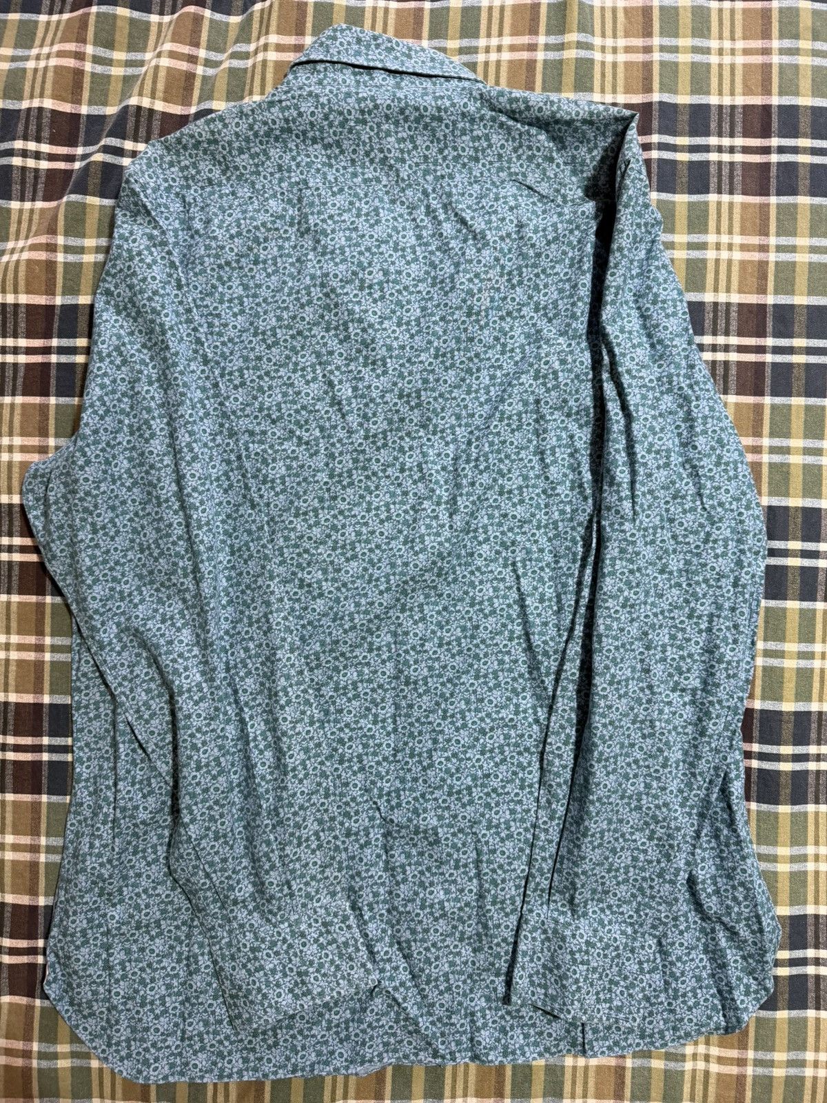 Isaia NWOT Isaia Floral Shirt Size US XL / EU 56 / 4 - 2 Thumbnail