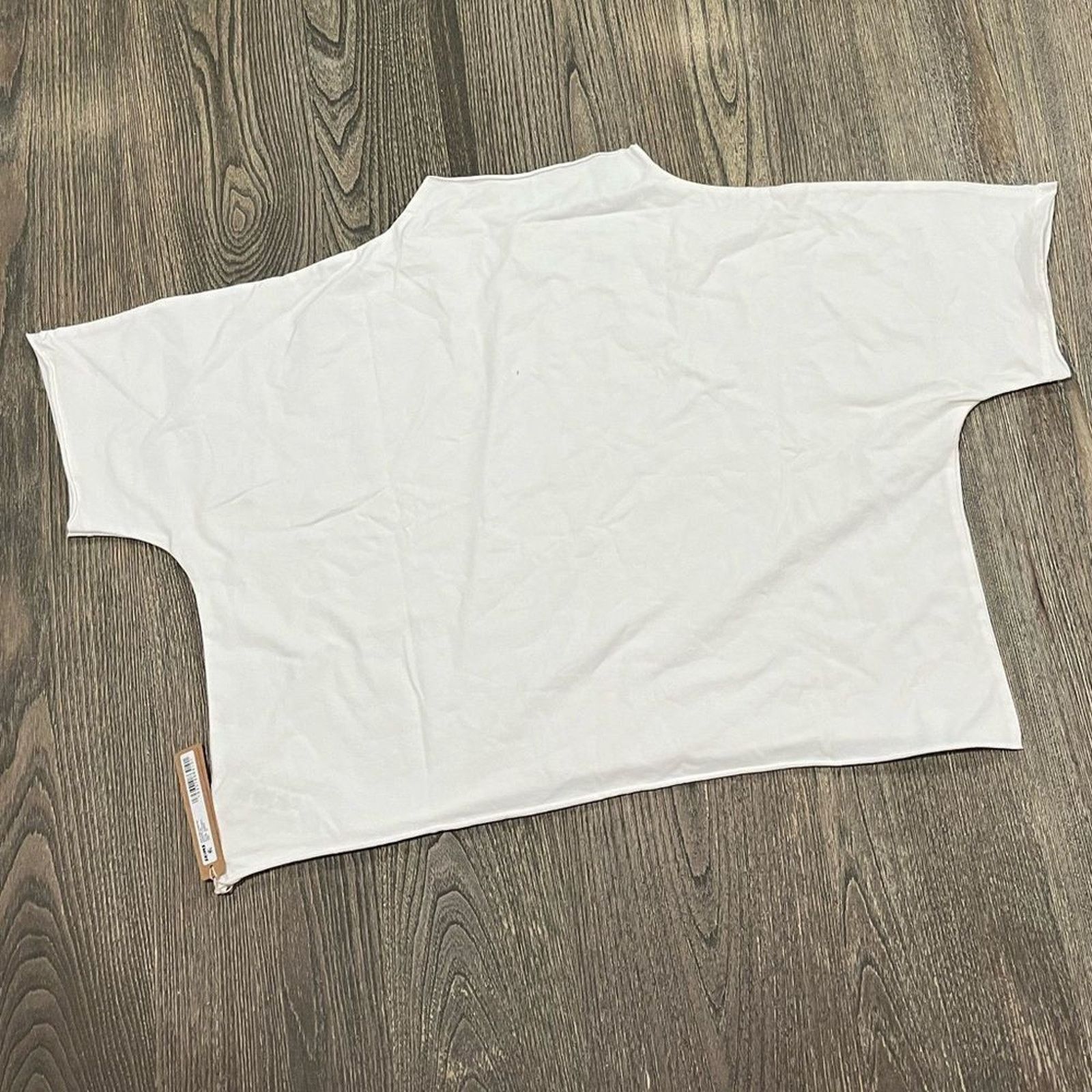 SKIMS Skims Super Cropped Tee Mock Neck Short Sleeve Marble 4X Size 4XL / US 24-26 - 1 Thumbnail