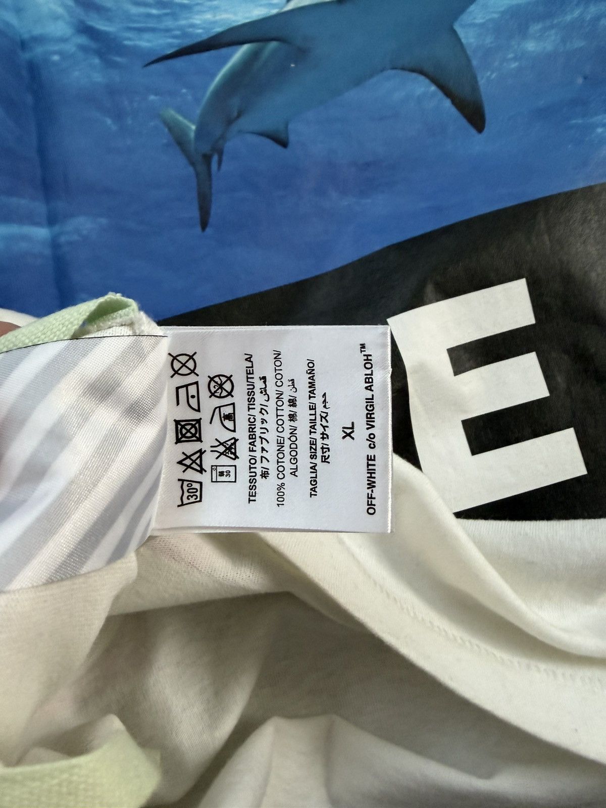 Off-White Wet Dream Tee Off-White Virgil Abloh x Cali Thornhill Dewitt Size US XL / EU 56 / 4 - 7 Thumbnail