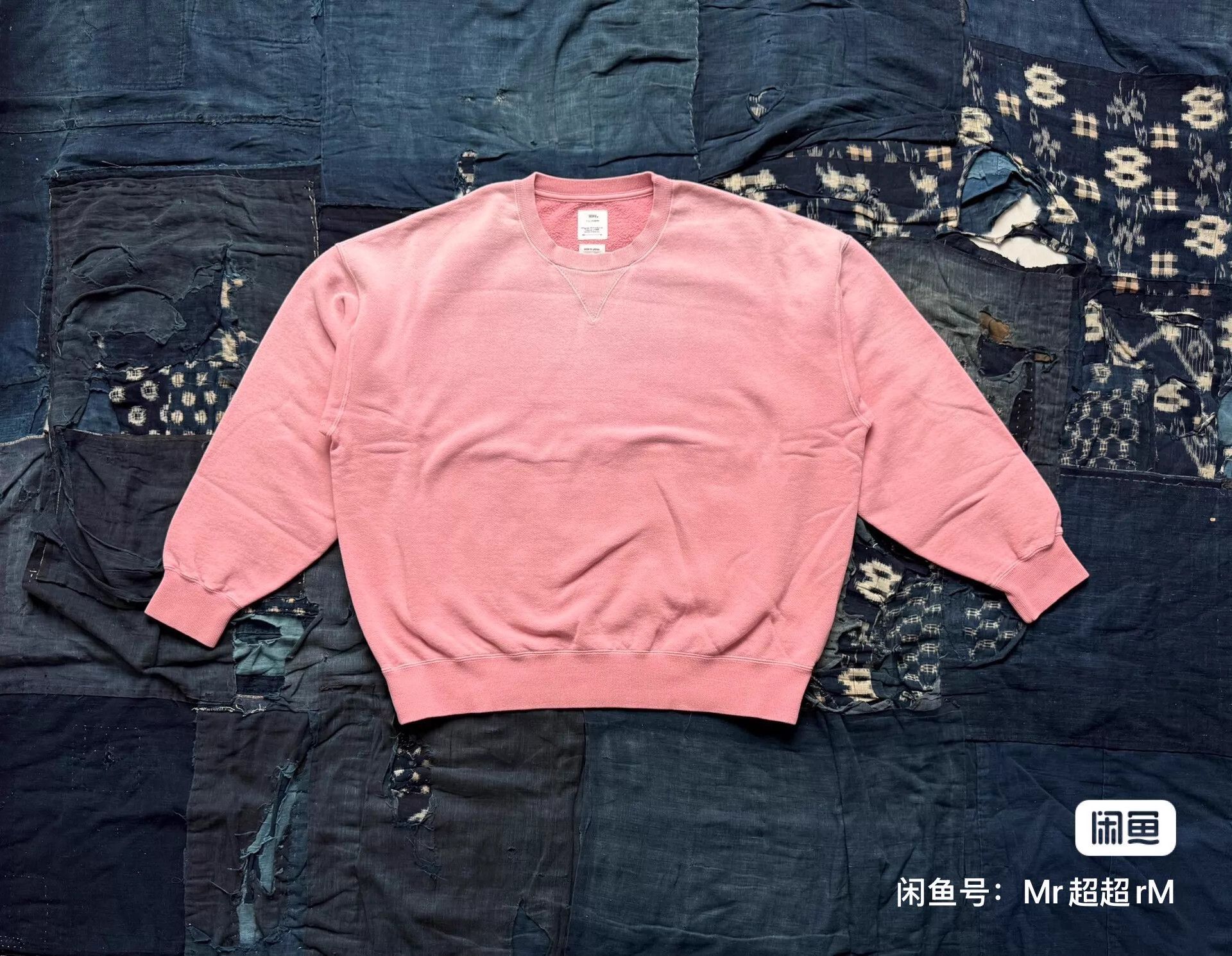 Visvim VISVIM 26SS AMPLUS SWEAT L/S CRASH W Aged Pink 1 Size US S / EU 44-46 / 1 - 1 Thumbnail