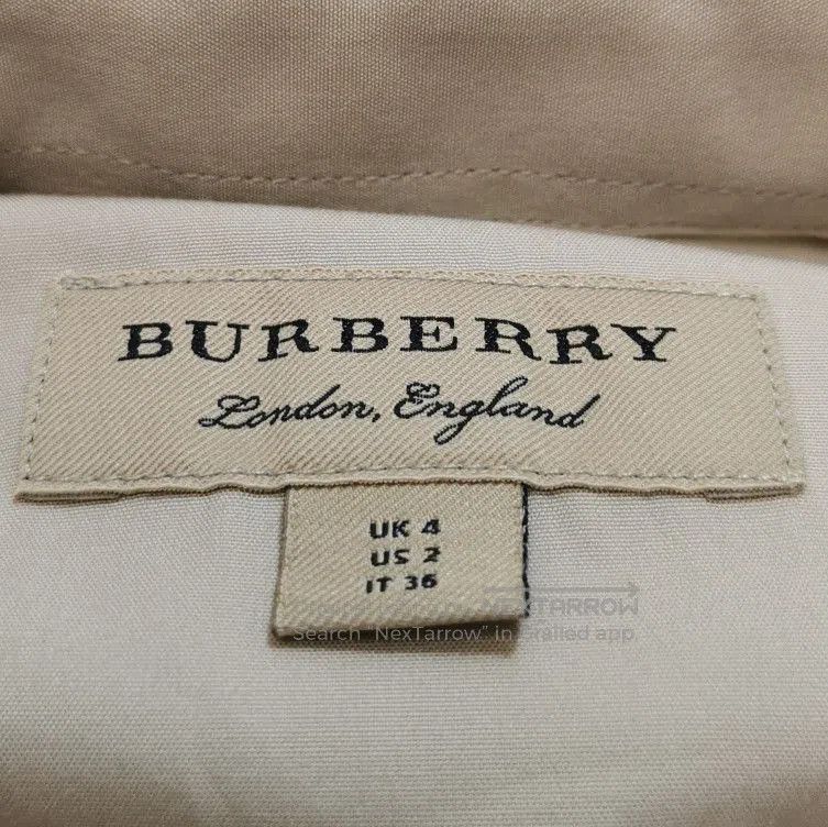 Burberry Burberry Beige Cotton Long Sleeve Shirt . Size US XS / EU 42 / 0 - 4 Thumbnail