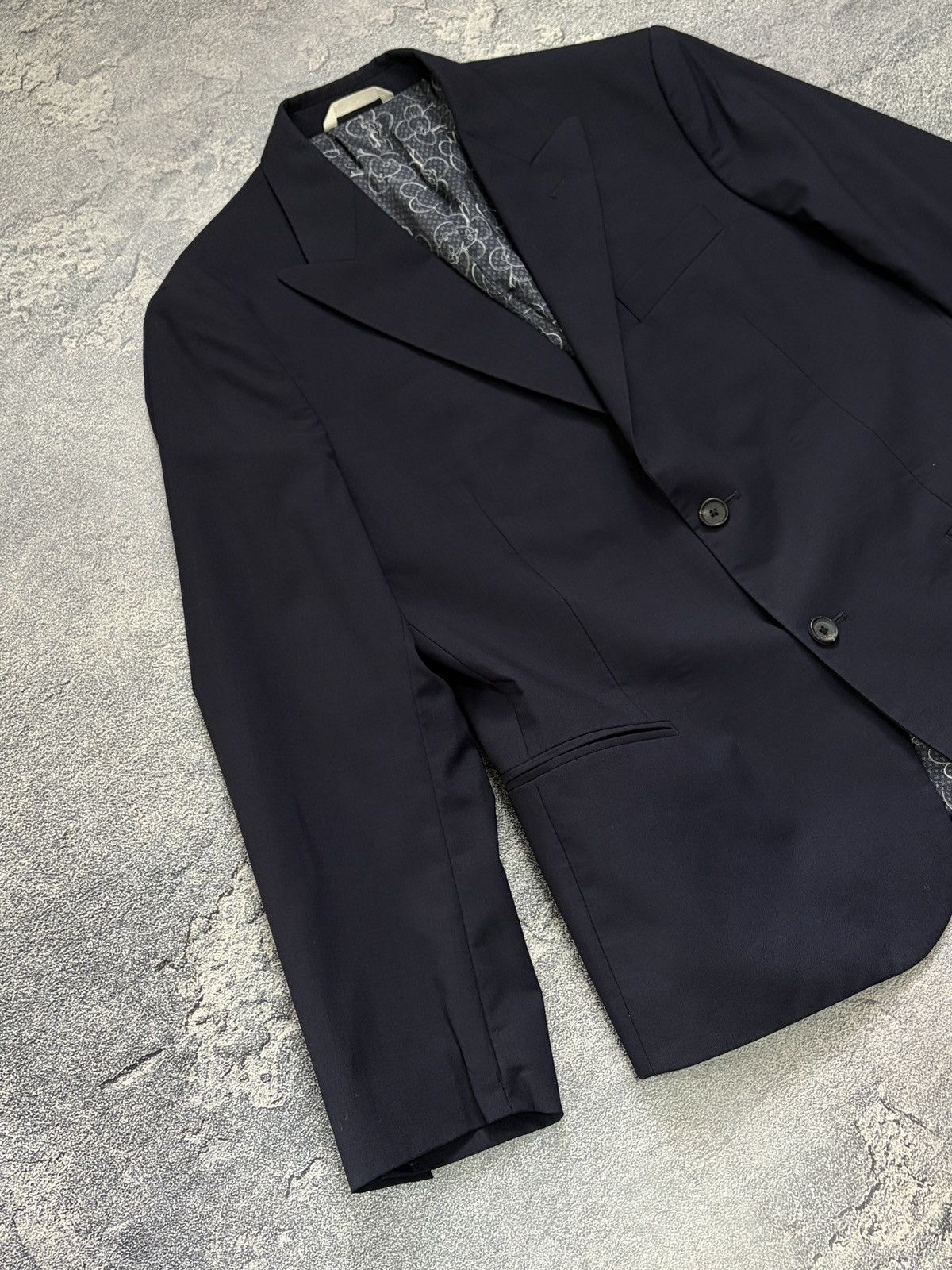 Louis Vuitton Louis Vuitton Uniforms Blazer Peak Lapel Monogram Lining 50 Size 40R - 5 Thumbnail