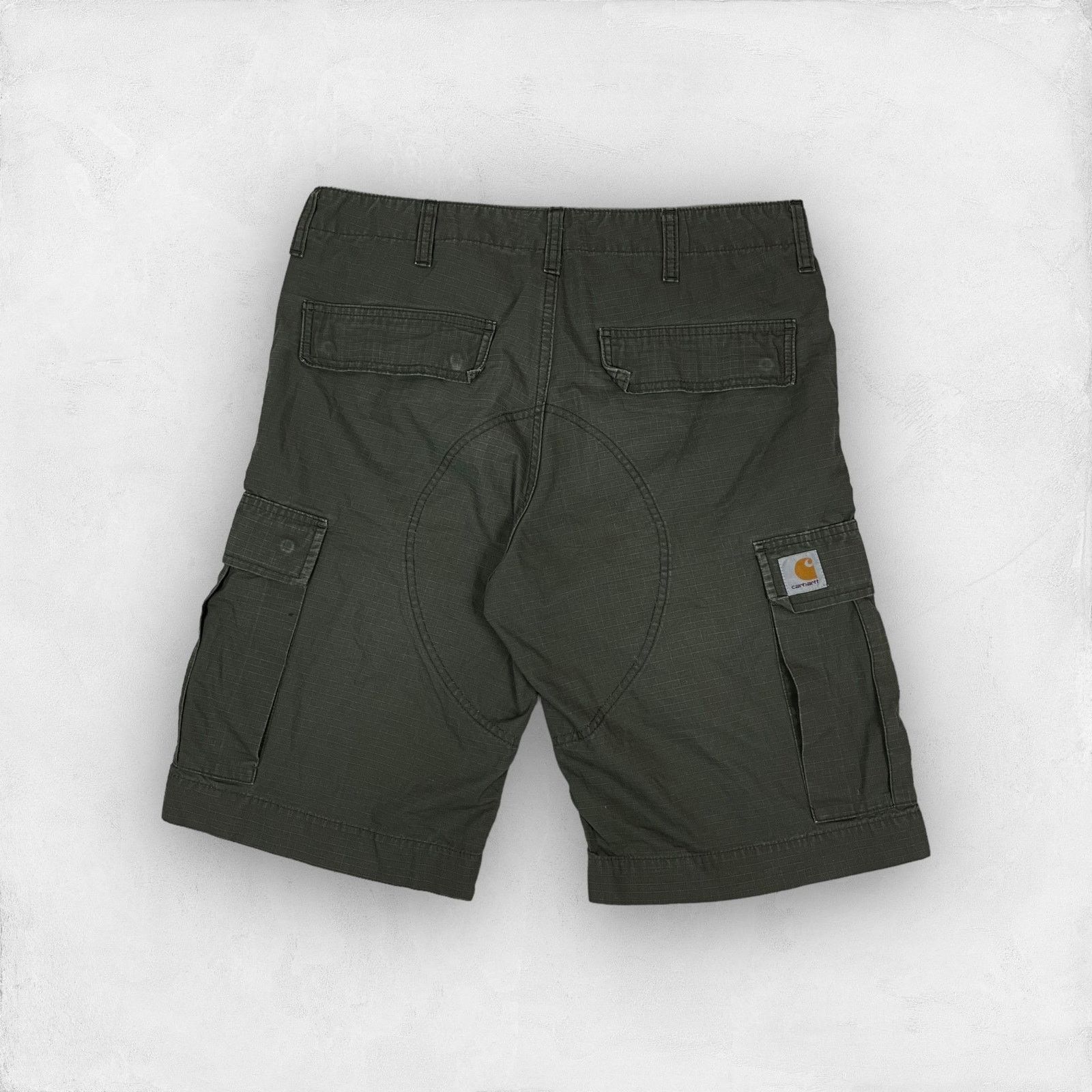 Carhartt Carhartt WIP Men's Olive Green Regular Fit Cargo Shorts 31 Size US 31 - 1 Thumbnail