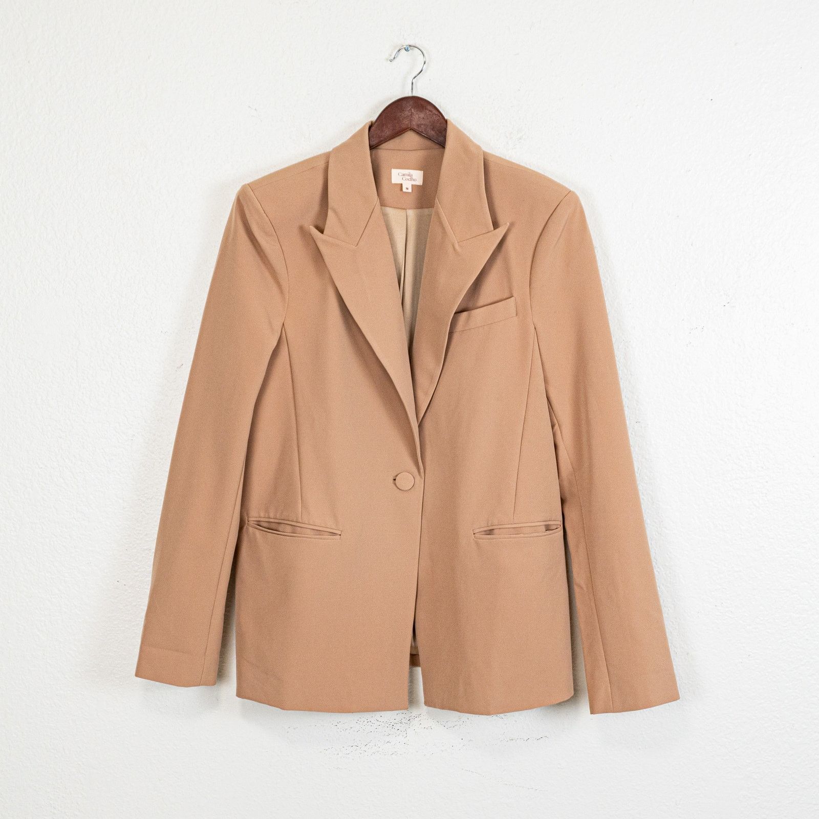 Camila Coelho Camila Coelho Morena Suit Jacket Blazer Nude Toffee Medium Size M / US 6-8 / IT 42-44 - 6 Thumbnail