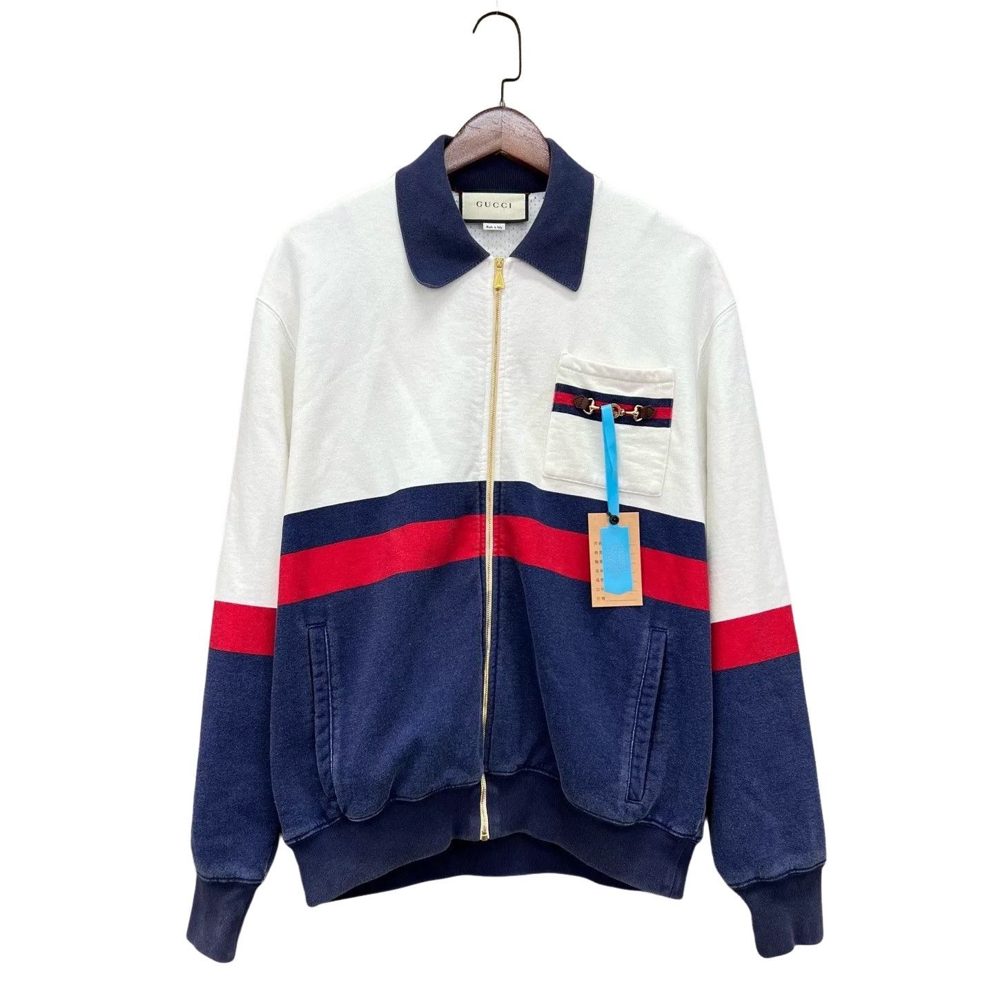 Gucci Gucci Horsebit Striped Zip Jacket Size S Size US S / EU 44-46 / 1 - 1 Thumbnail