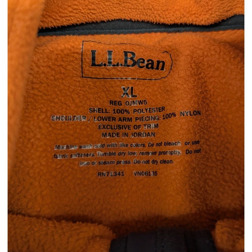 L.L. Bean L.L. Bean essential orange and black tech fleece sweater Size US XL / EU 56 / 4 - 3 Thumbnail