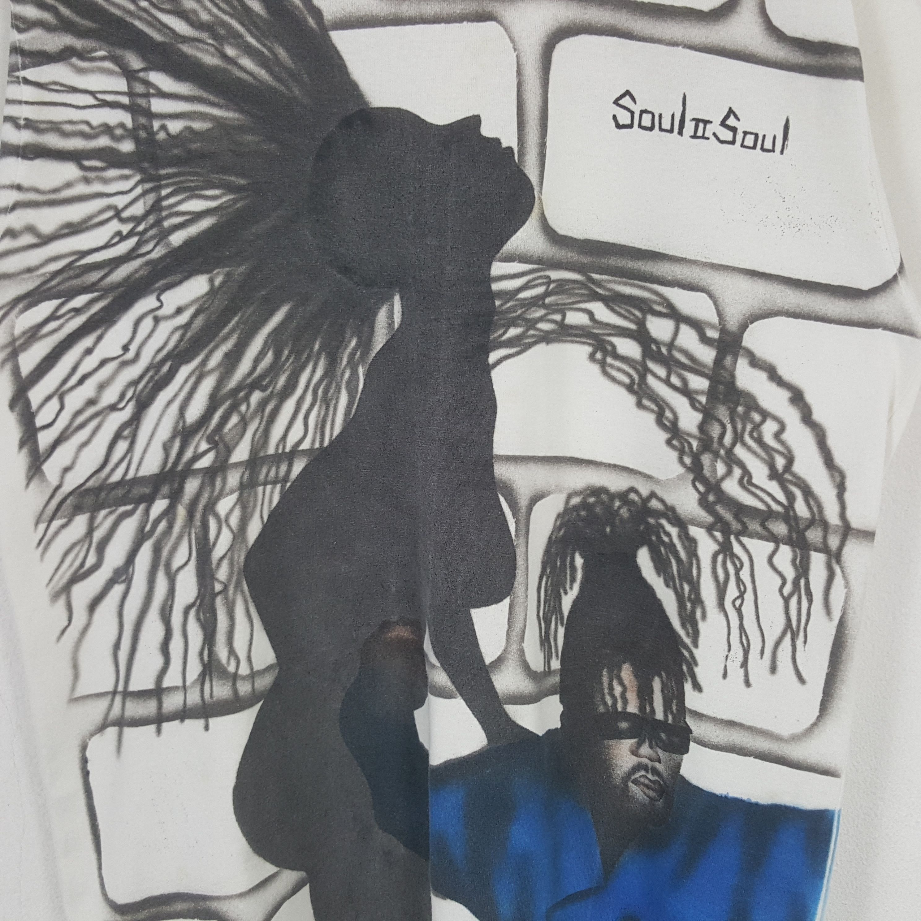 Rap Tees Vintage Soul ii Soul British Record Label Tshirt 31 Size US L / EU 52-54 / 3 - 2 Thumbnail
