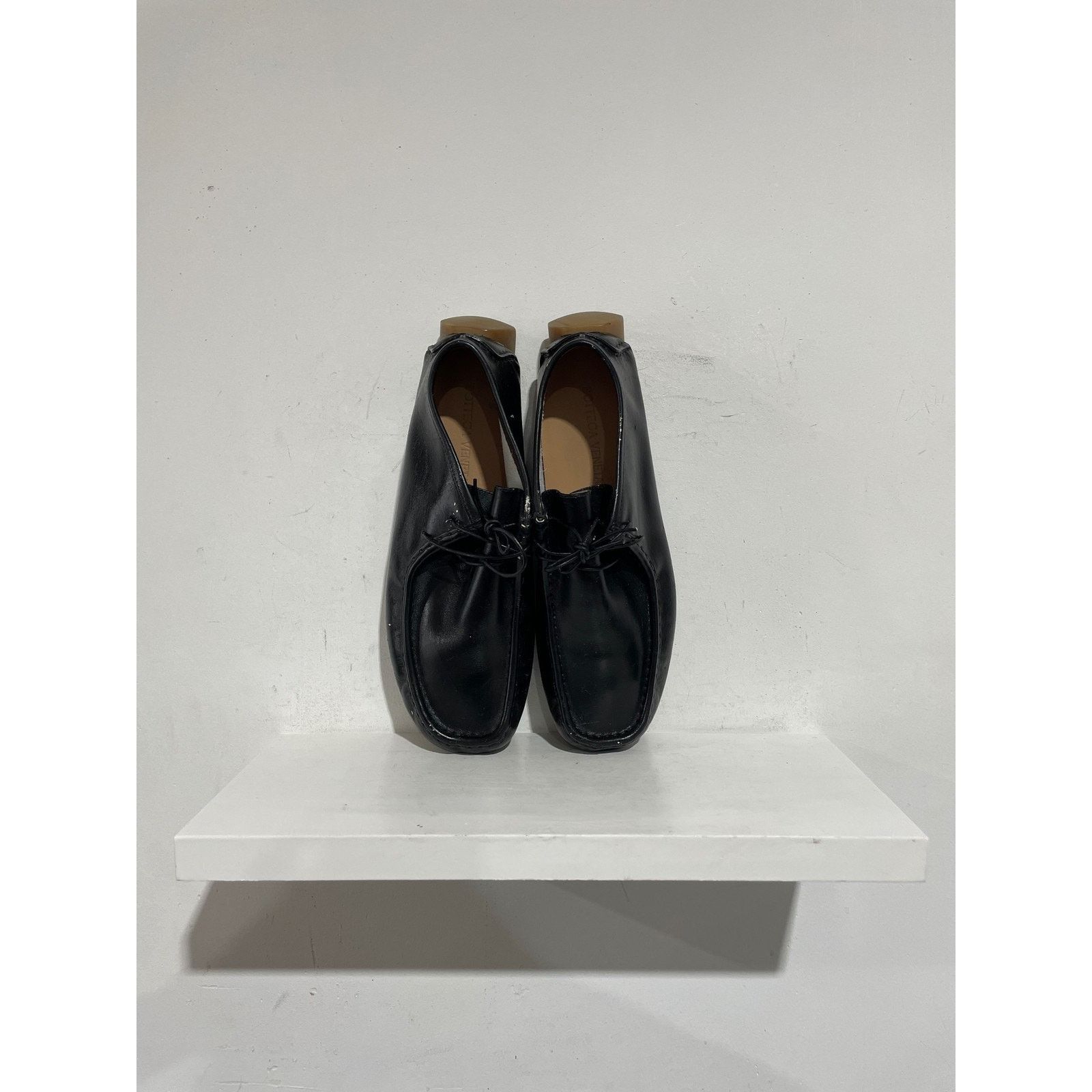Bottega Veneta BOTTEGA VENETA LEATHER DRIVING LOAFER BLACK SIZE 42 PREOWNED Size US 9 / EU 42 - 3 Thumbnail