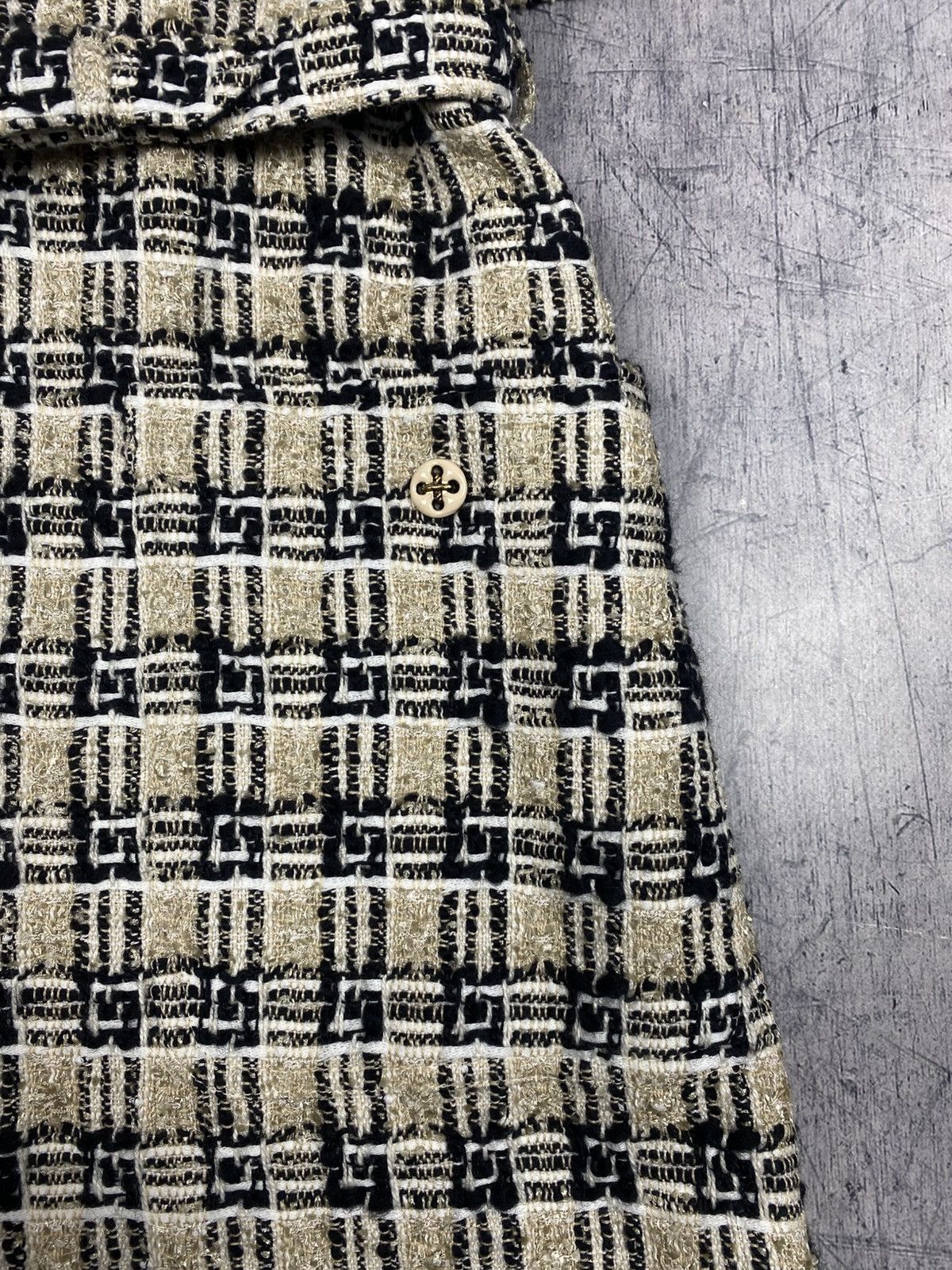 Gucci Gucci GG Monogram Tweed Belted Dress Size IT 42 Size M / US 6-8 / IT 42-44 - 14 Thumbnail