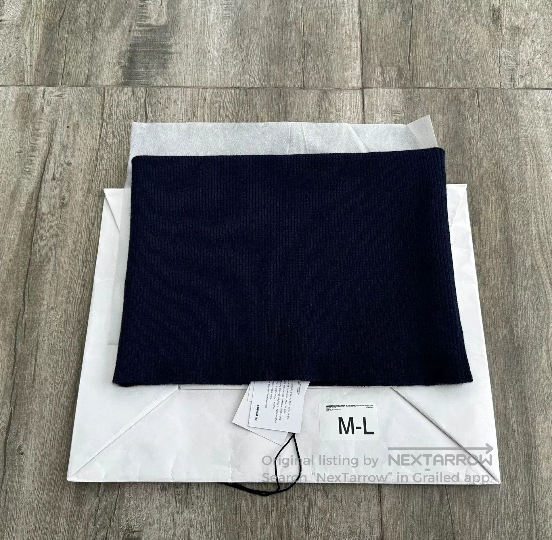 Visvim visvim cashmere insulator midsection navy blue. Size US M / EU 48-50 / 2 - 2 Thumbnail