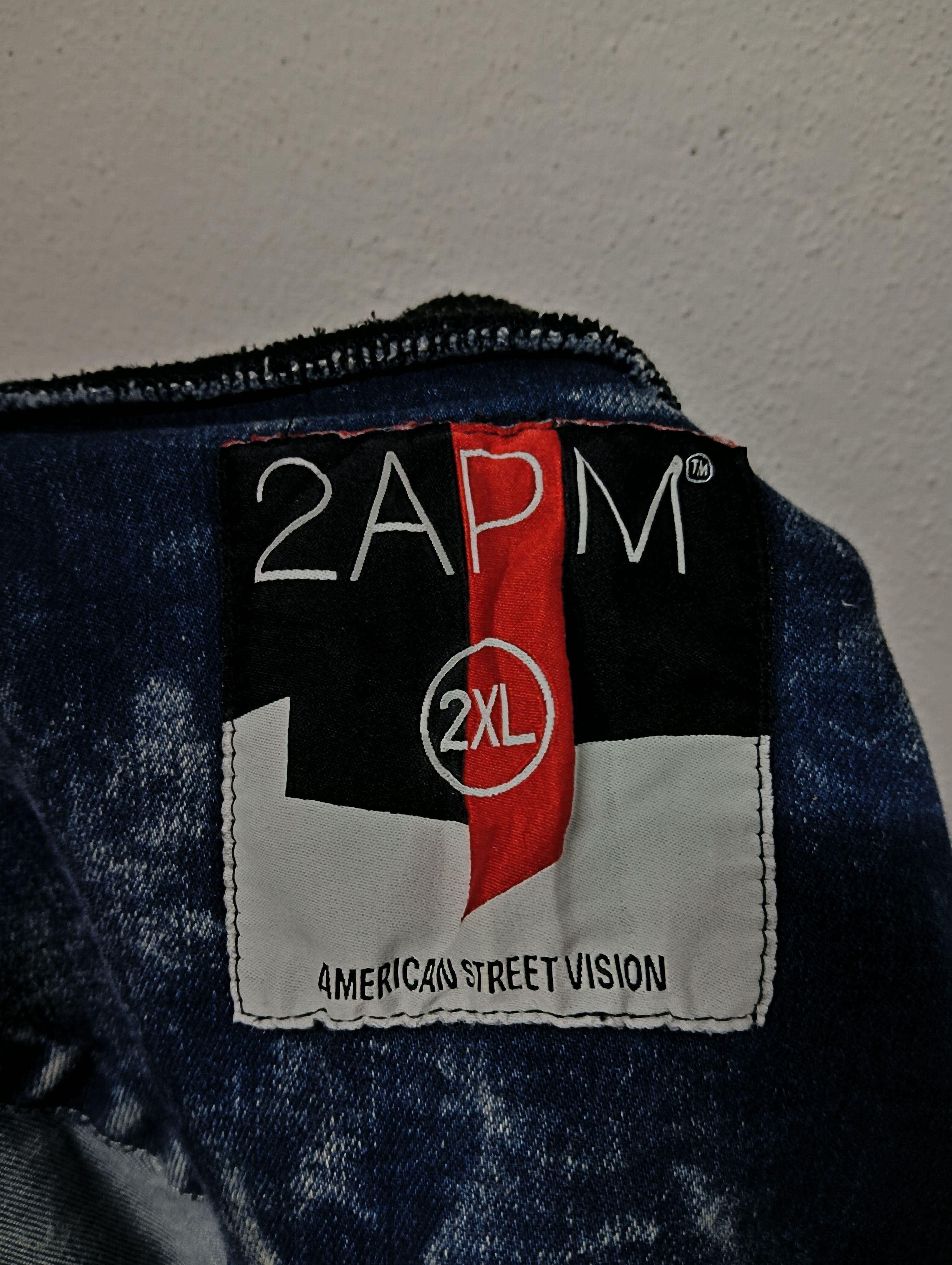 Japanese Brand 2apm denim bomber jackets Size US L / EU 52-54 / 3 - 8 Thumbnail