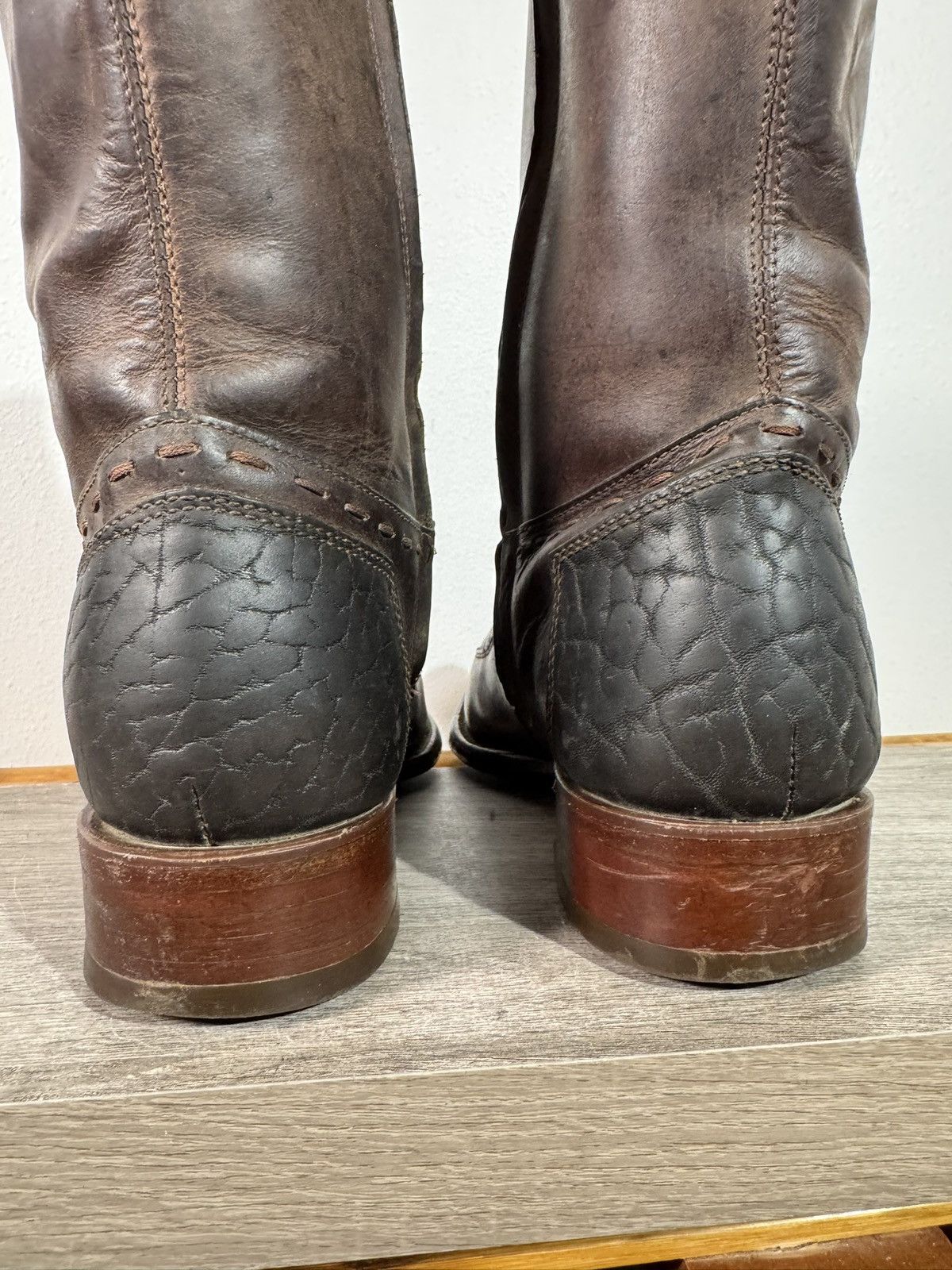 Other Rudel Cowboy Boots Handcrafted Exotic Western Boots 8.5 EE Size US 8.5 / EU 41-42 - 7 Thumbnail