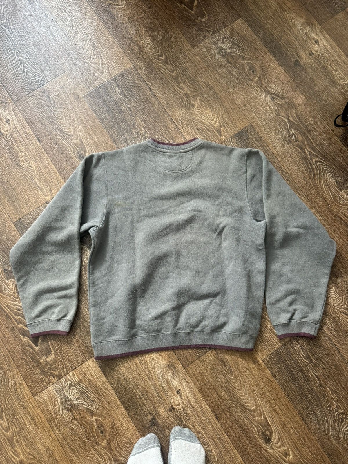 Nike Nike Vintage 90s Central Logo Sweatshirt Size US M / EU 48-50 / 2 - 2 Thumbnail