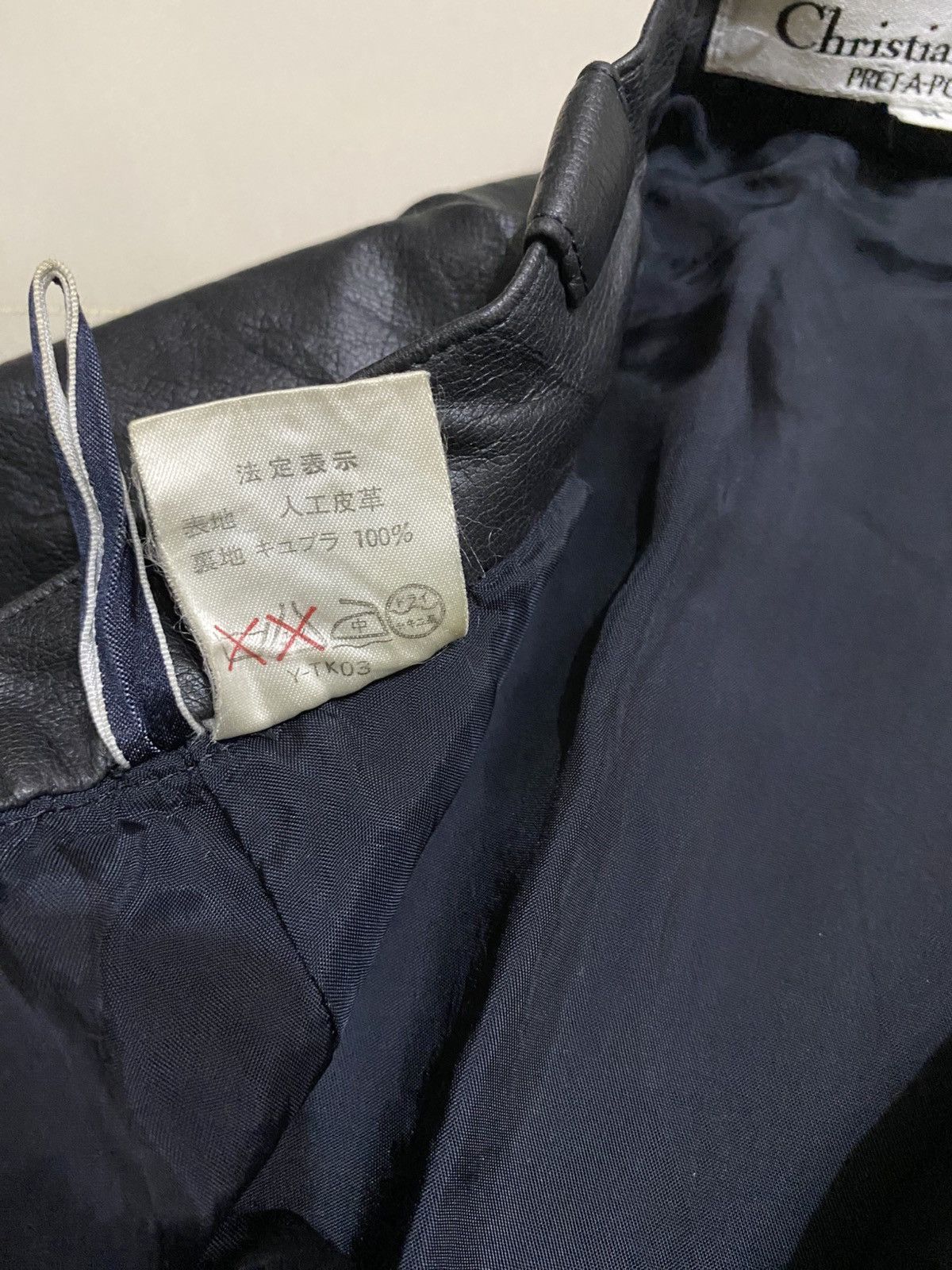 Christian Dior Monsieur × Dior × Vintage Vintage Christian Dior Leather Skirt Size 27" / US 4 / IT 40 - 8 Thumbnail