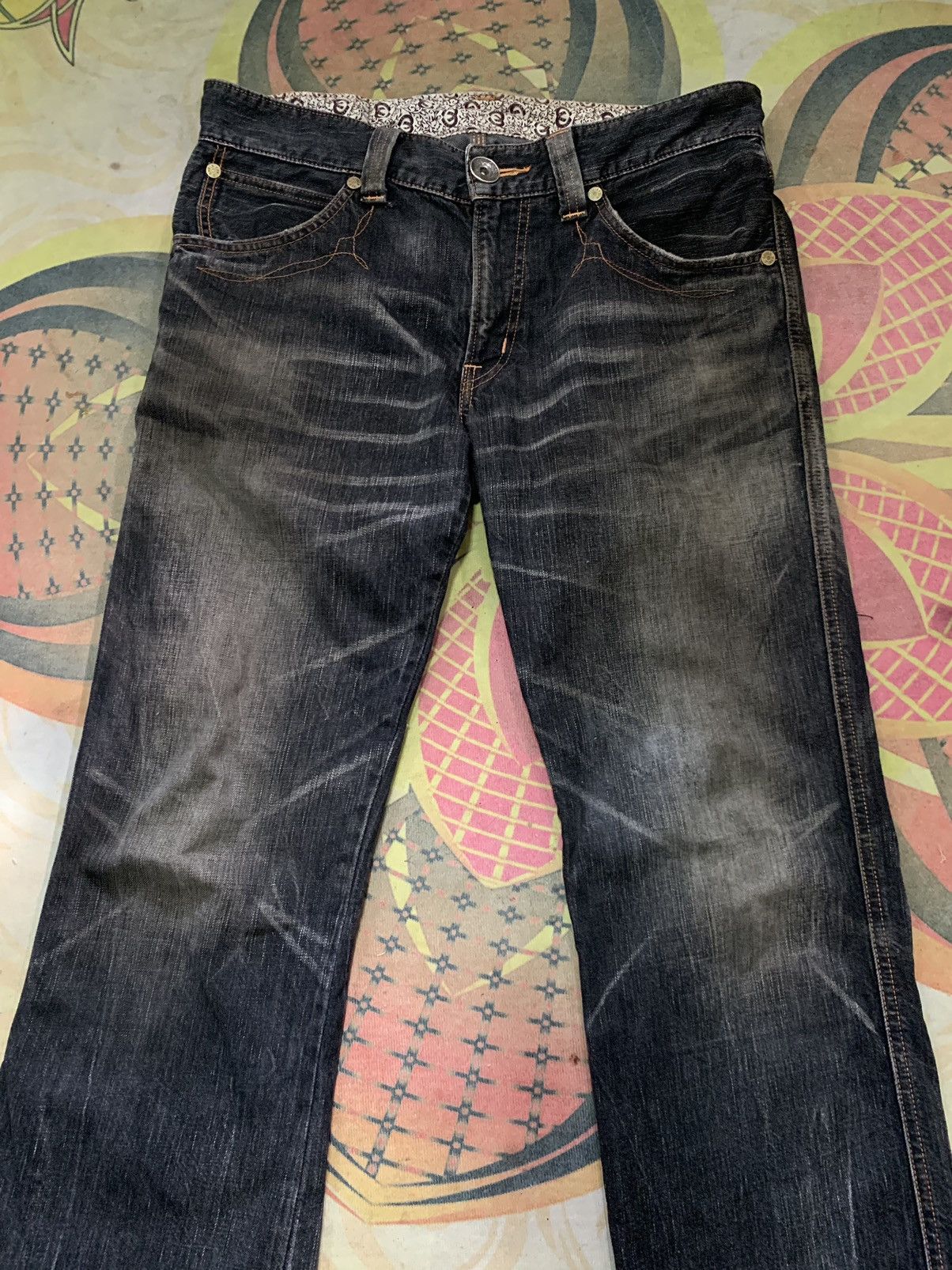 Edwin Vintage Edwin Blue Trip distressed jeans Size US 34 / EU 50 - 2 Thumbnail