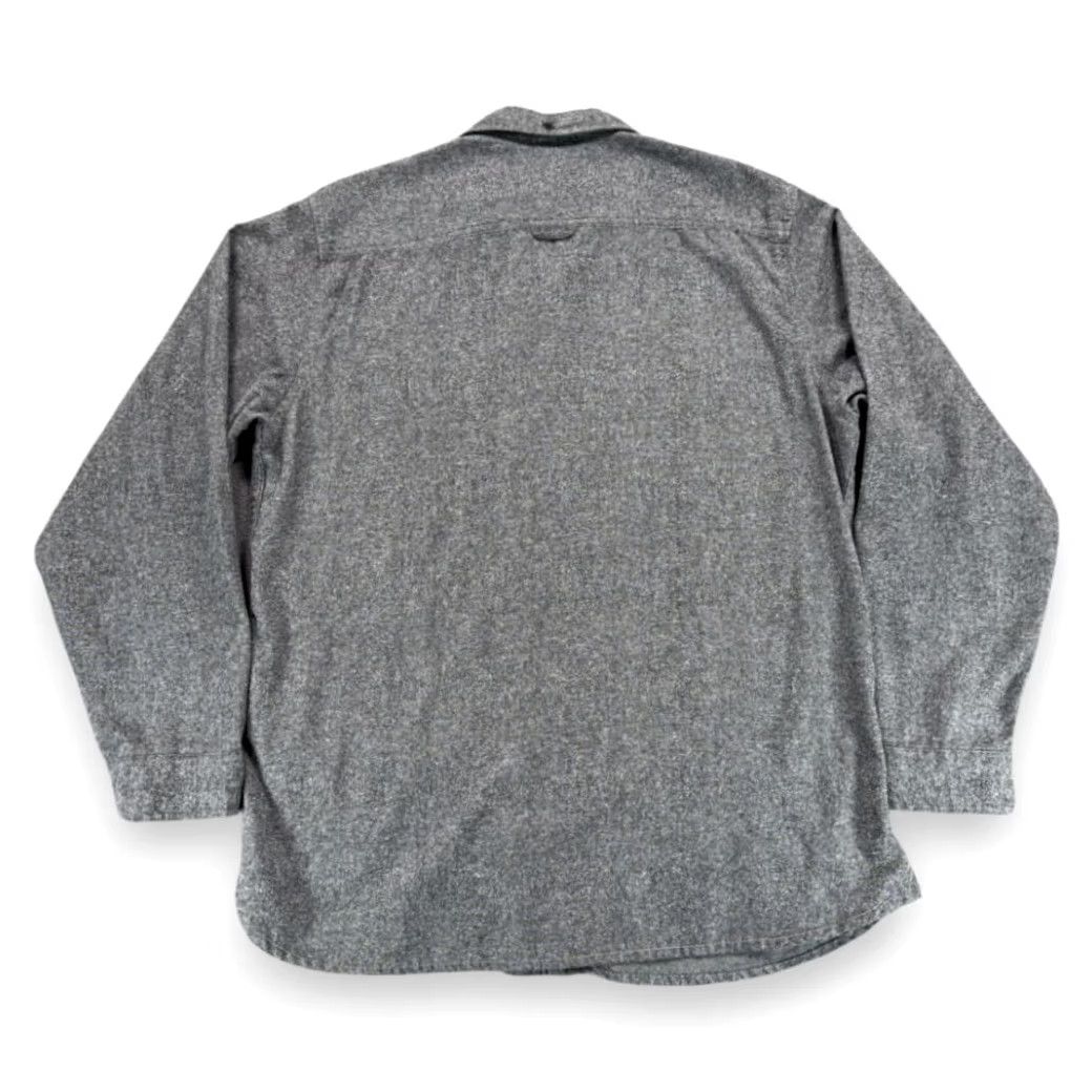 Burnside HARD TRUTH Shirt Burnside Gray XL Distilling Promo Flannel Button-Up Long Sleeve with Pockets Mens Size US XL / EU 56 / 4 - 2 Thumbnail