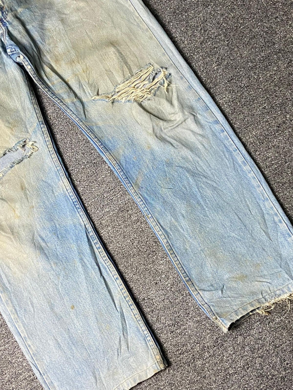 Levi's Levis Strauss Co. Ripped Denim Jeans (158) Size US 30 / EU 46 - 9 Thumbnail