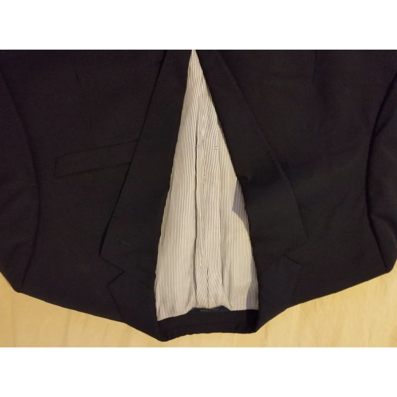 Brooks Brothers Brooks Brothers Blazer Jacket 42R Navy Blue Wool Single-Breasted Notch Lapel Mens Regular 2 Piece Vintage No Size 42R - 2 Thumbnail