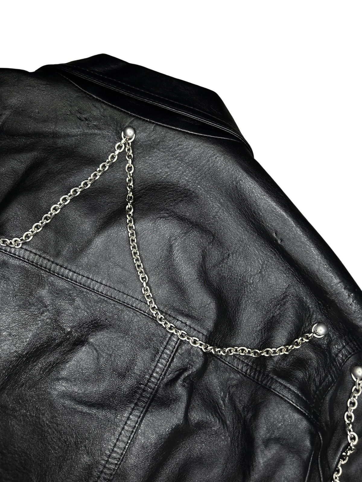 Celine F/W 21 Chained Leather Bomber Size US L / EU 52-54 / 3 - 9 Thumbnail