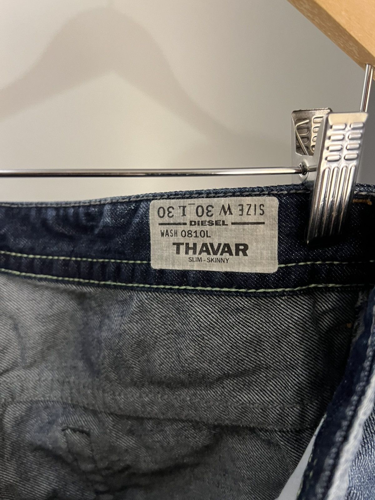 Diesel VINTAGE DIESEL INDUSTRY DENIM DIVISION JEANS CASUAL Y2K 90s Size US 30 / EU 46 - 13 Thumbnail