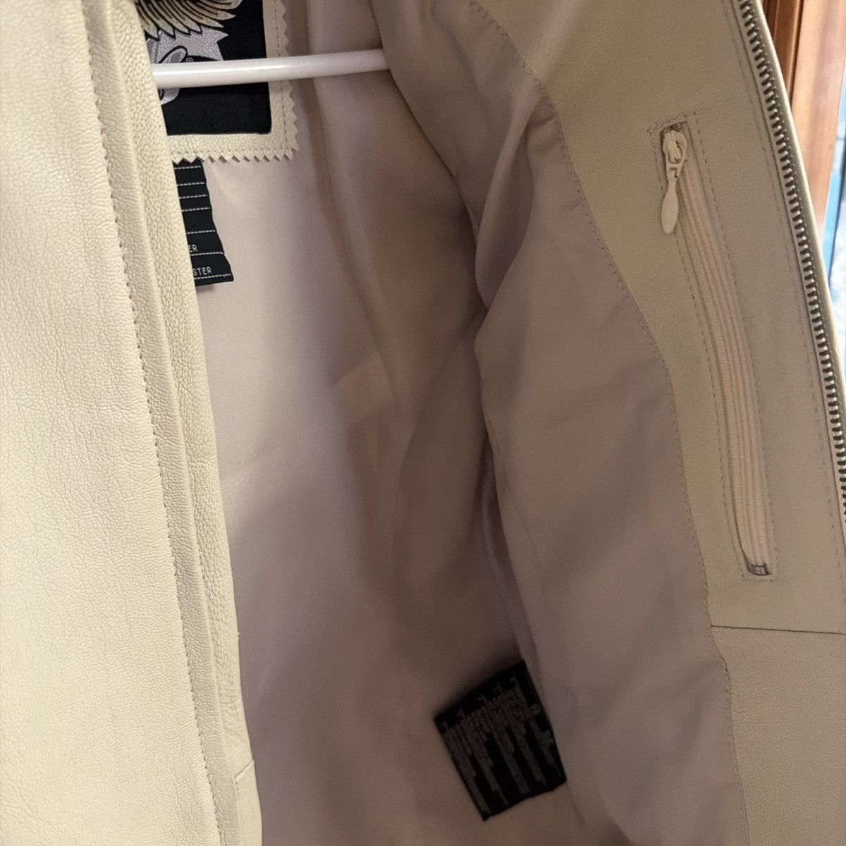 Harley Davidson Harley Davidson Ivory Motorcycle Eagle Leather Jacket Size S / US 4 / IT 40 - 6 Thumbnail
