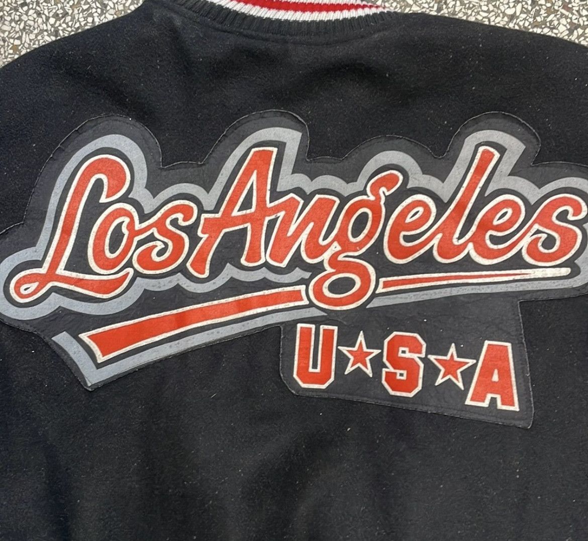 Vintage Vintage LAR Wool Leather Varsity Jacket Retro Football Size US L / EU 52-54 / 3 - 7 Thumbnail