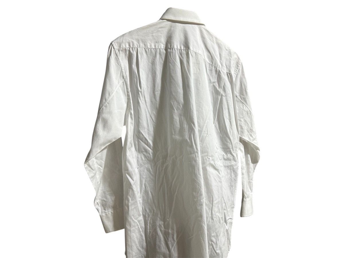 Comme des Garcons 🔥Aw24 Comme Des Garcons Asymmetric Faux Leather Frill Shirt Size US S / EU 44-46 / 1 - 4 Thumbnail