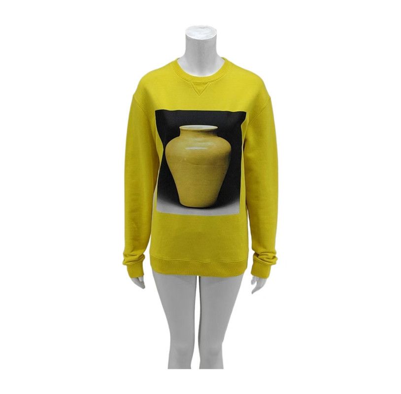 Loewe Loewe Yellow Long Sleeve Sweatshirt 0089 Size XS / US 0-2 / IT 36-38 - 1 Thumbnail