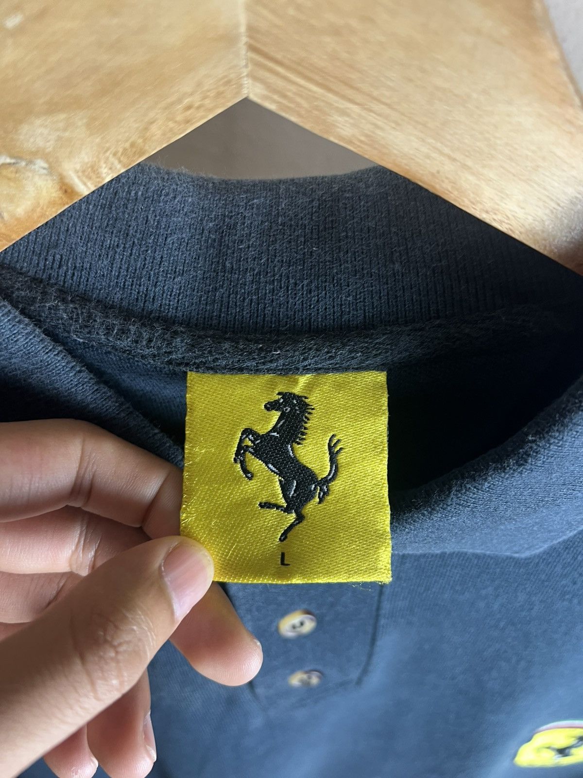 Ferrari × Vintage Vintage Ferrari Polos Sun Faded Polos Size US XL / EU 56 / 4 - 10 Thumbnail