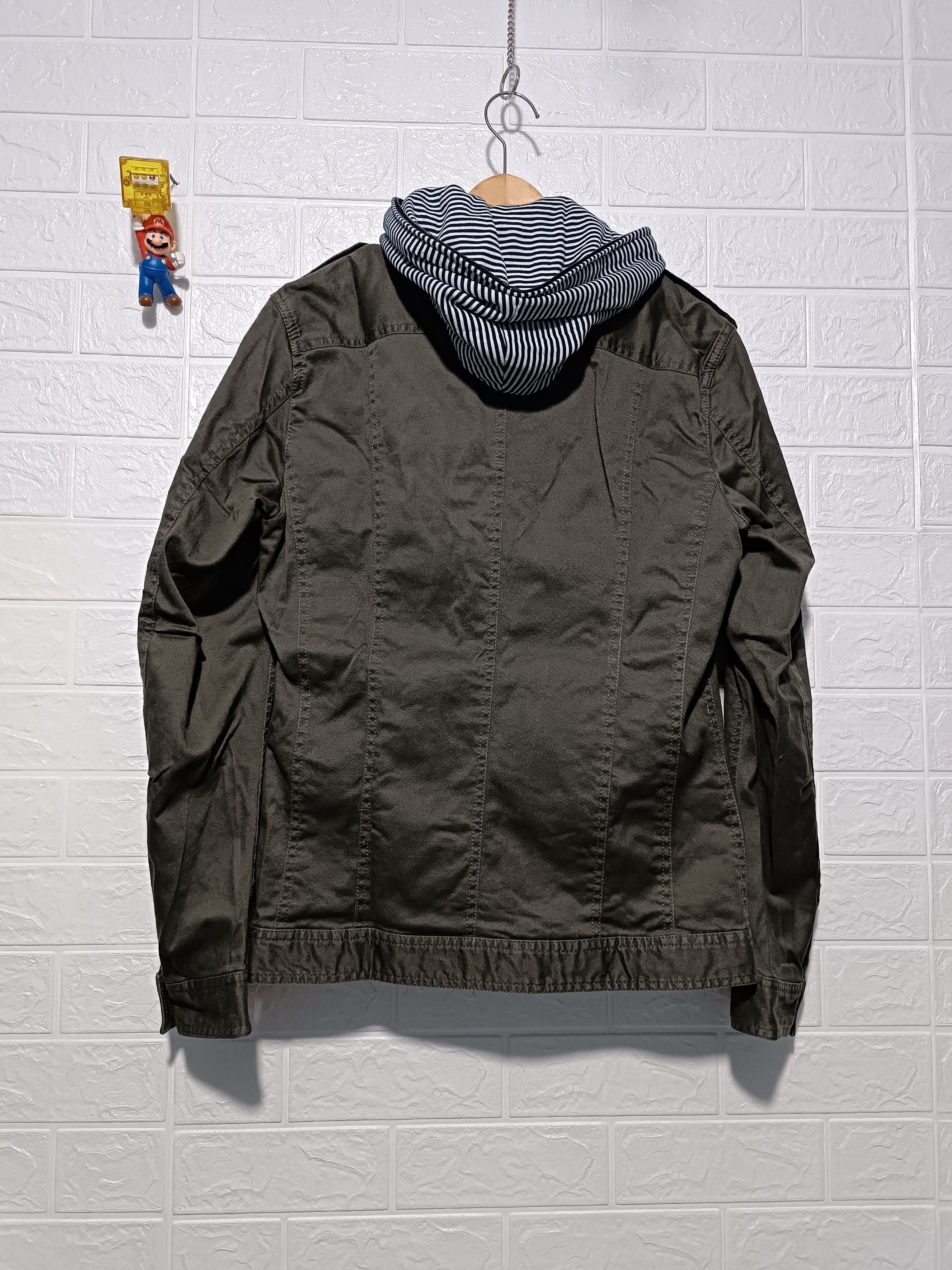 Japanese Brand Japanese Double Layer Hook Metal Button Hoodie Jacket Size US M / EU 48-50 / 2 - 7 Thumbnail