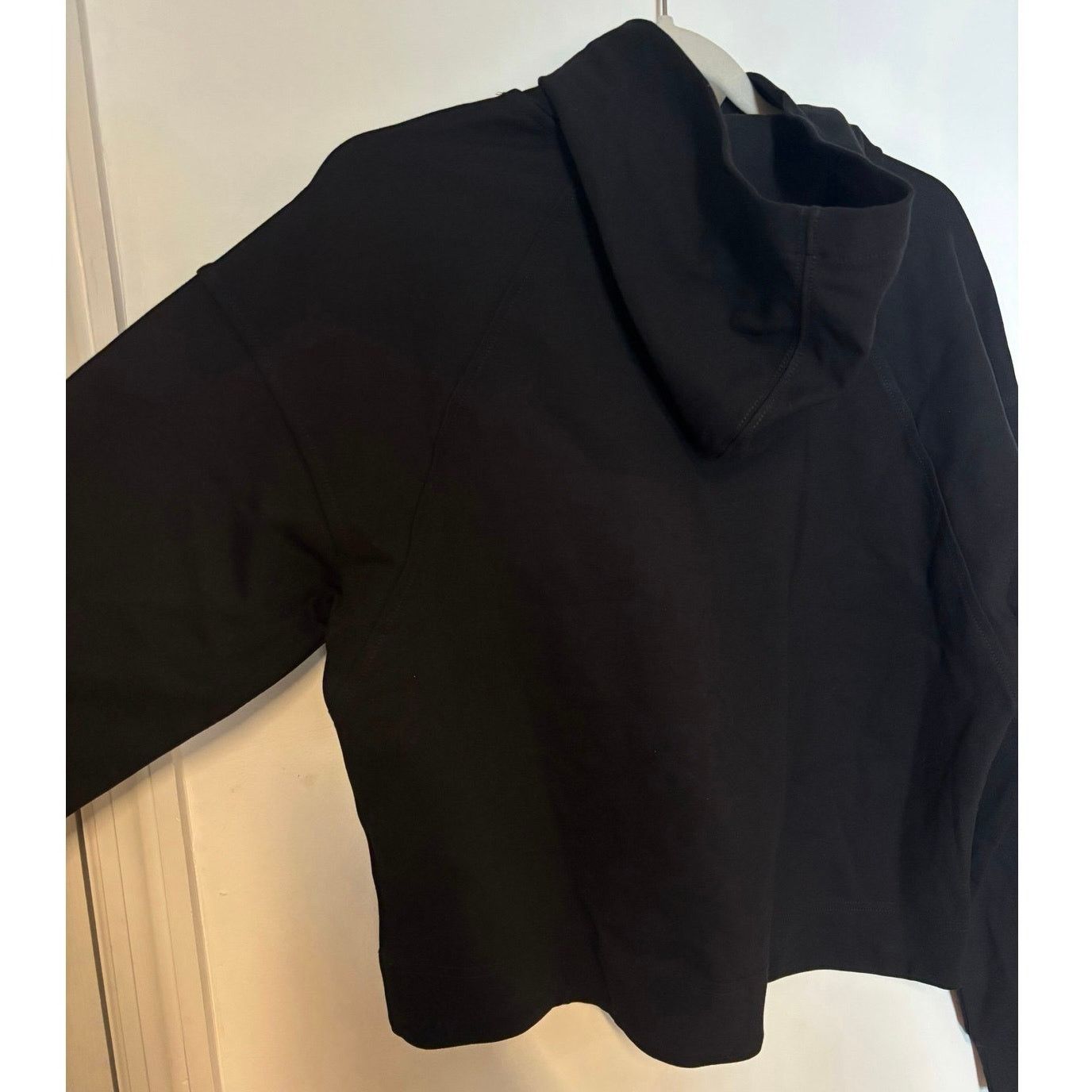 Madewell NWT Madewell Ponte Hoodie Sweatshirt In Black Size Medium Size M / US 6-8 / IT 42-44 - 8 Thumbnail