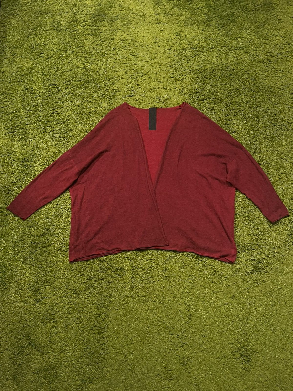Rundholz 🩸 Rundholz avant garde bloody red burgundy cardigan sweater Size M / US 6-8 / IT 42-44 - 1 Thumbnail