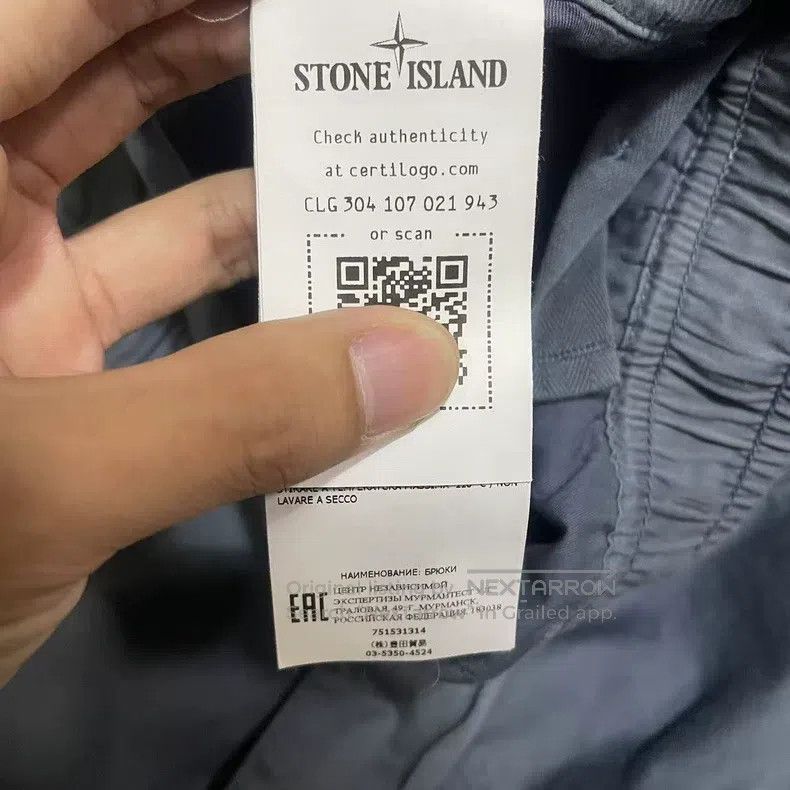 Stone Island Stone Island Double Pocket Washed Work Pants Trousers Haze Size US 31 - 6 Thumbnail