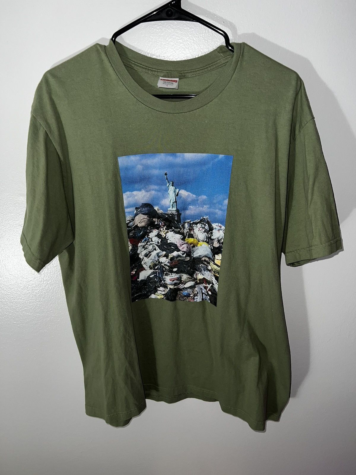 image of Supreme Tee in Green, Men's (Size Large)