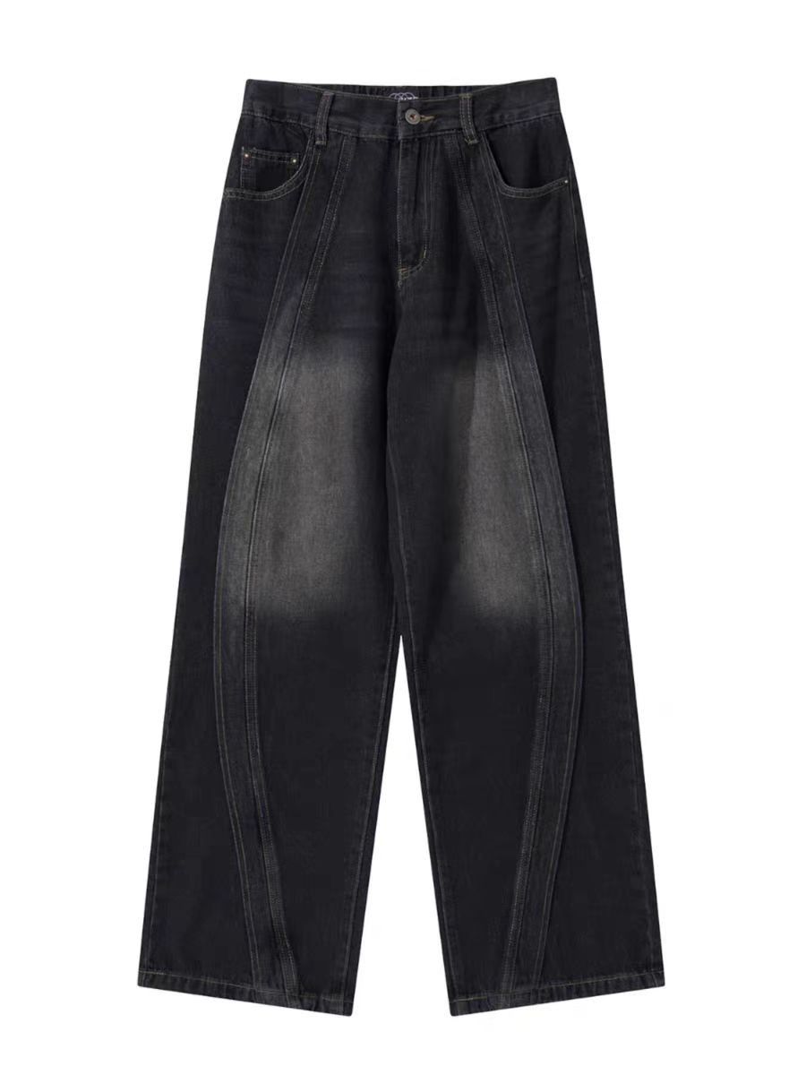 Japanese Brand × Vintage Black High Street Vintage Loose Fit Jeans Size US 32 / EU 48 - 1 Thumbnail