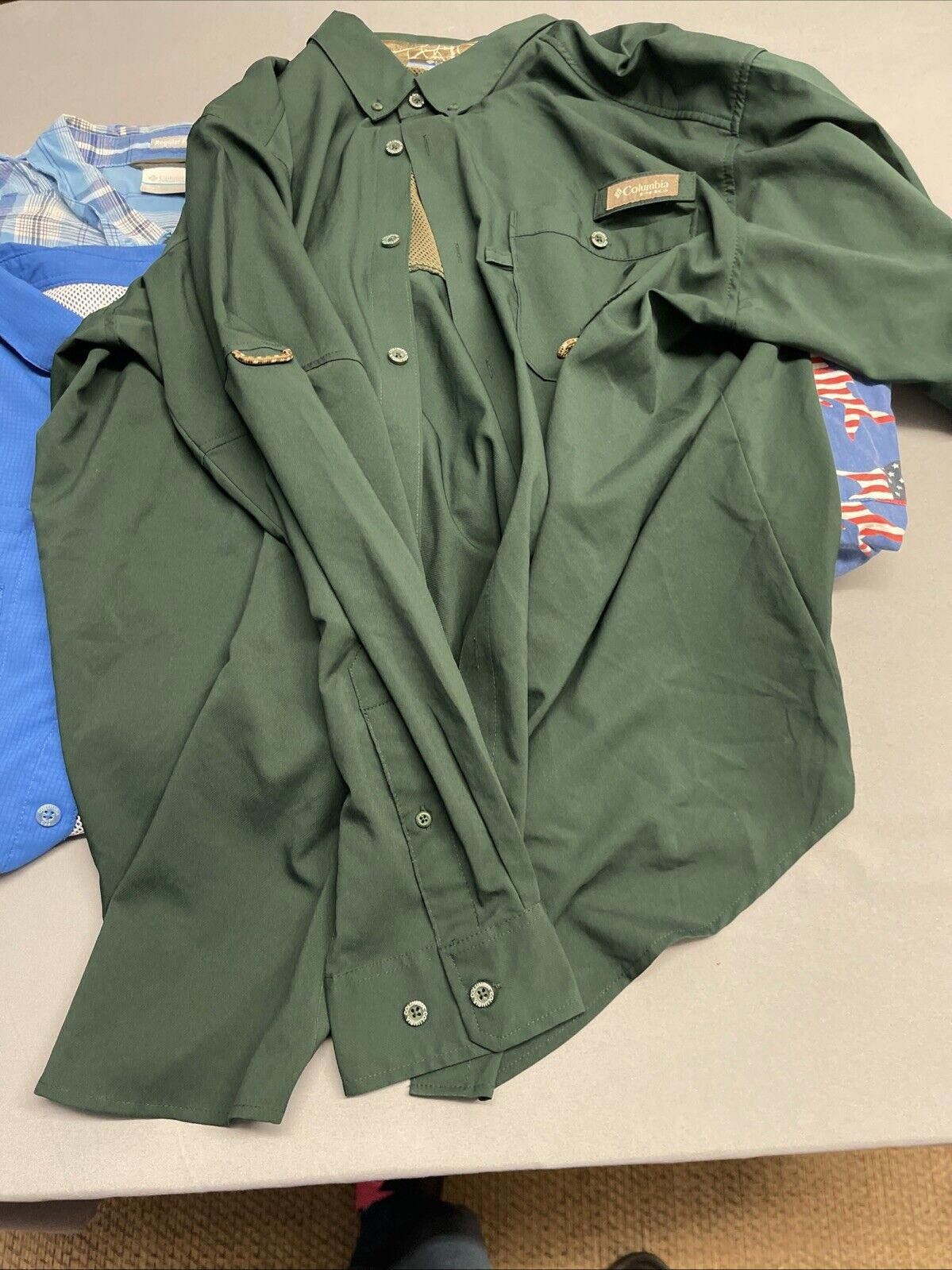 Columbia Lot of 4 Columbia Shirts XL 3 Short Sleeve 1 Long Sleeve Size US XL / EU 56 / 4 - 3 Thumbnail