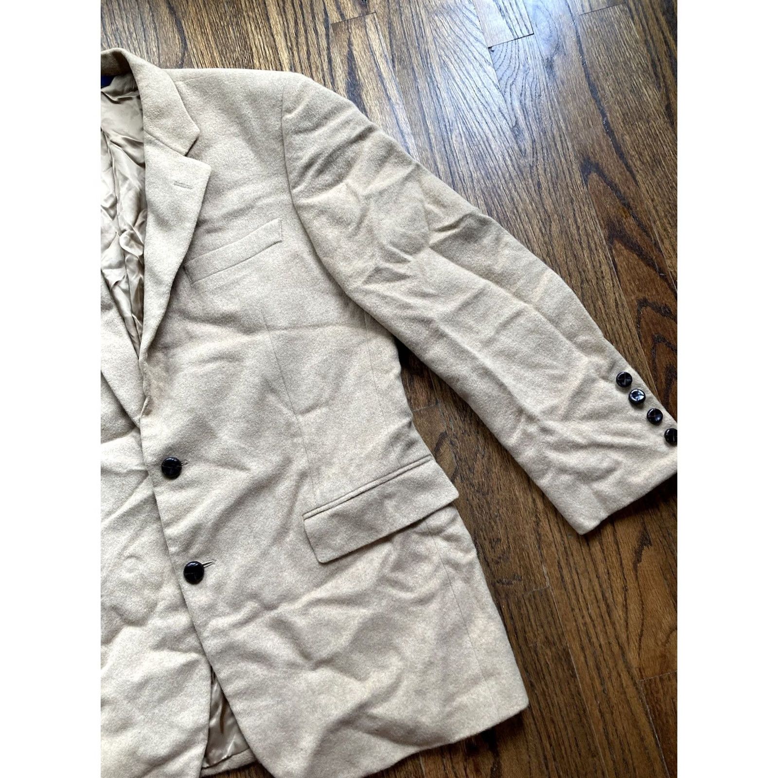 Brooks Brothers Brooks Brothers Blazer Mens 42R 100% Camelhair Tan 1818 Madison USA 2 Piece Jacket Coat Regular Mens Size 42R - 3 Thumbnail