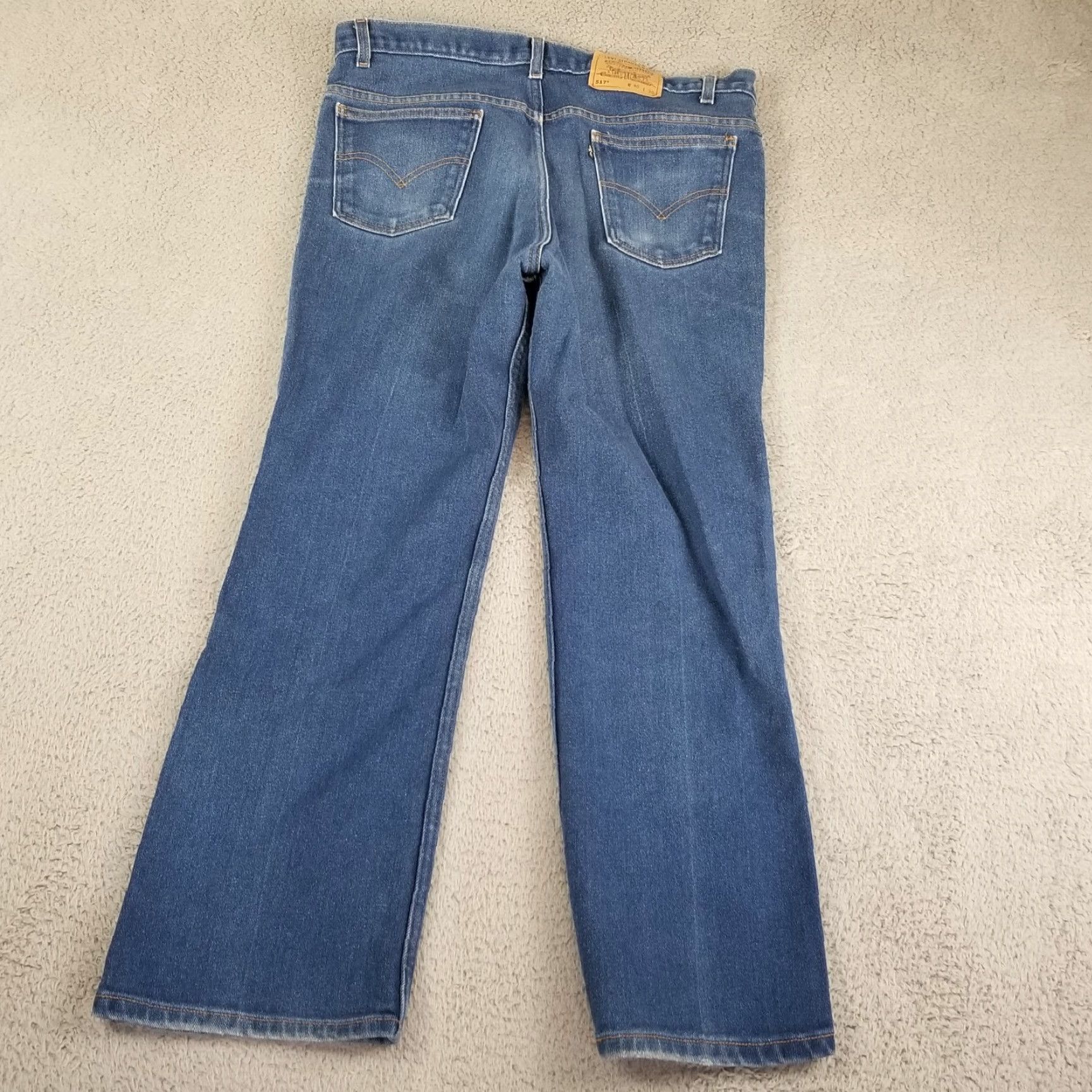 Levi's VINTAGE Levi's 517 Jeans Men's 36x29 Bootcut Denim Dark Blue Southwestern Y2K Size US 36 / EU 52 - 7 Thumbnail