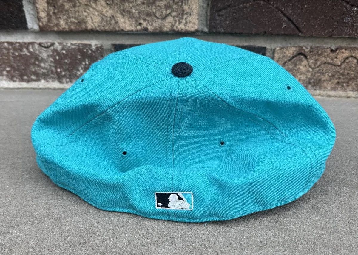 New Era Vintage New Era Florida Marlins Fitted Hat (Size 7 3/4) Size ONE SIZE - 3 Thumbnail