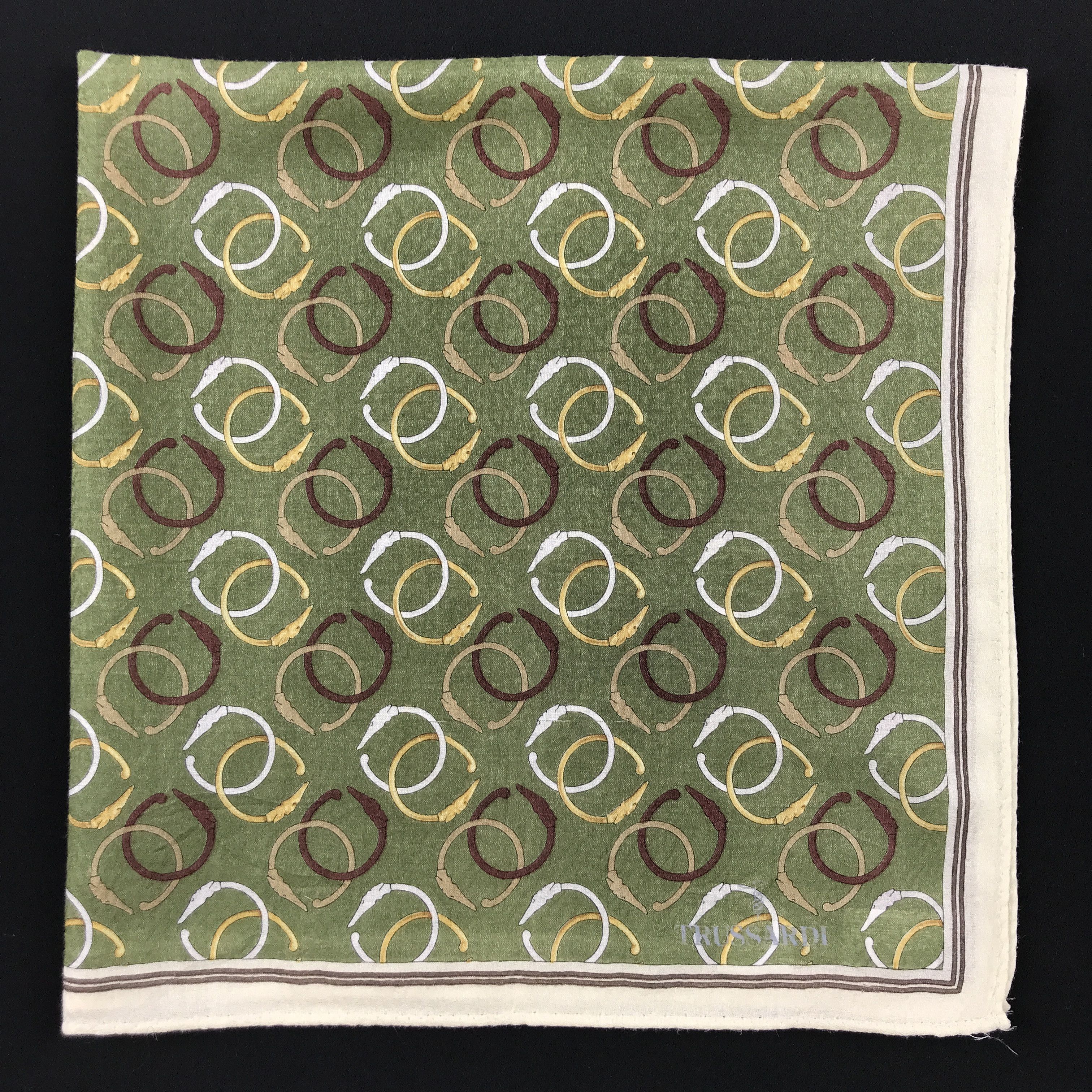 Designer × Trussardi × Vintage Vintage Trussardi Bandana Neckerchief Handkerchief Size ONE SIZE - 2 Thumbnail