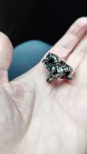 Jewelry Matsusaka x Eno Punk Sheep Head Resizeable Ring Size ONE SIZE - 5 Thumbnail