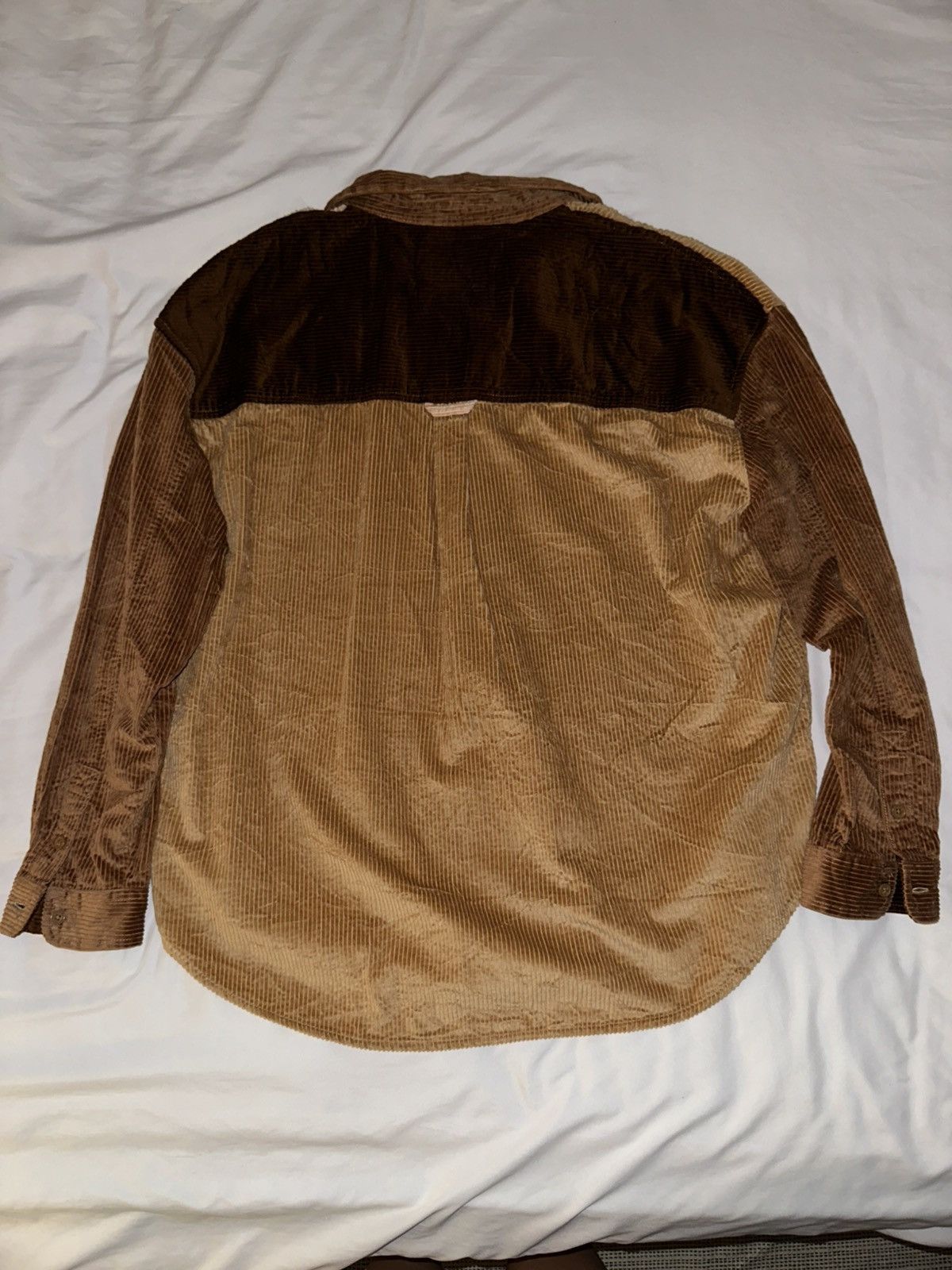 American Eagle Outfitters Two-tone Corduroy Button Up Size S / US 4 / IT 40 - 3 Thumbnail