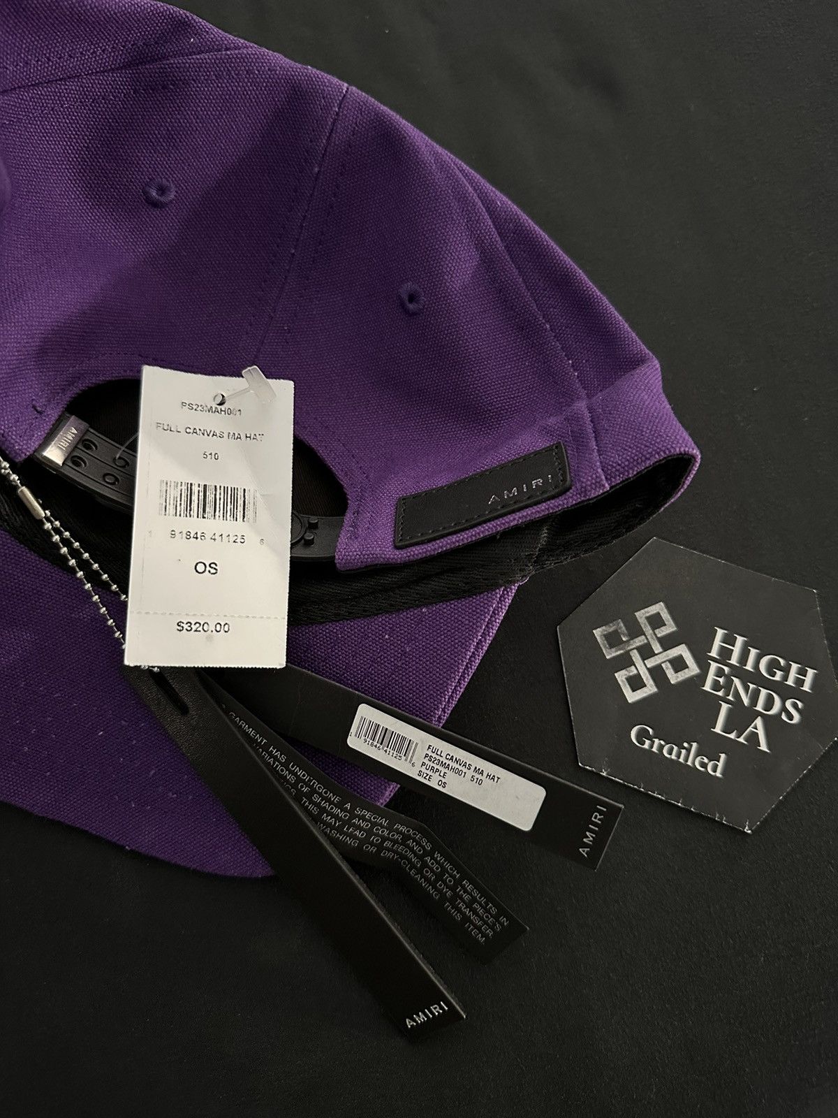Amiri Amiri MA Embroidered Logo Cap Size ONE SIZE - 3 Thumbnail