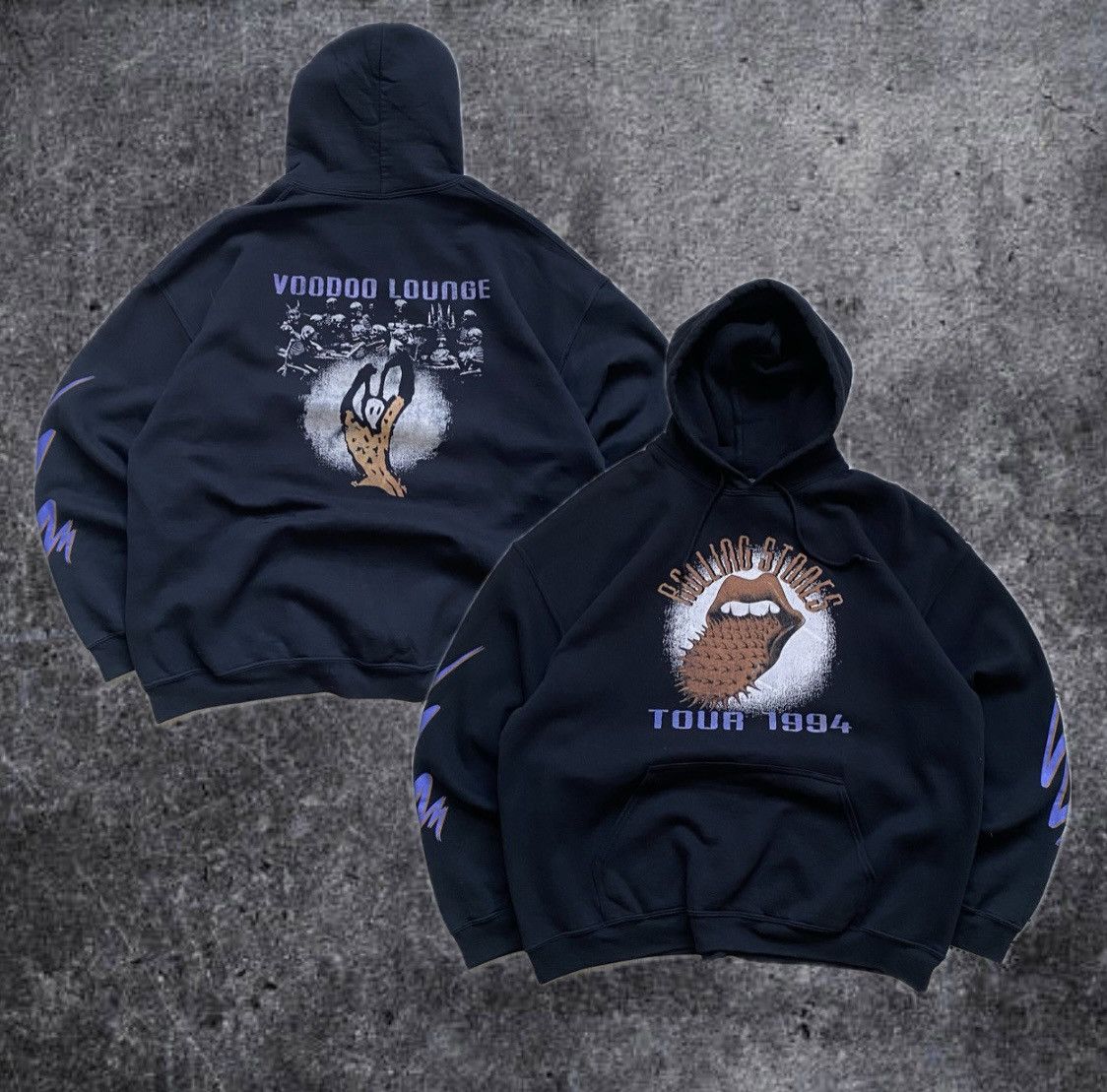 The Rolling Stones 🎸Tour 1994 The Rolling Stones hoodie Woodoo lounge Rock Tee Size US XL / EU 56 / 4 - 1 Thumbnail