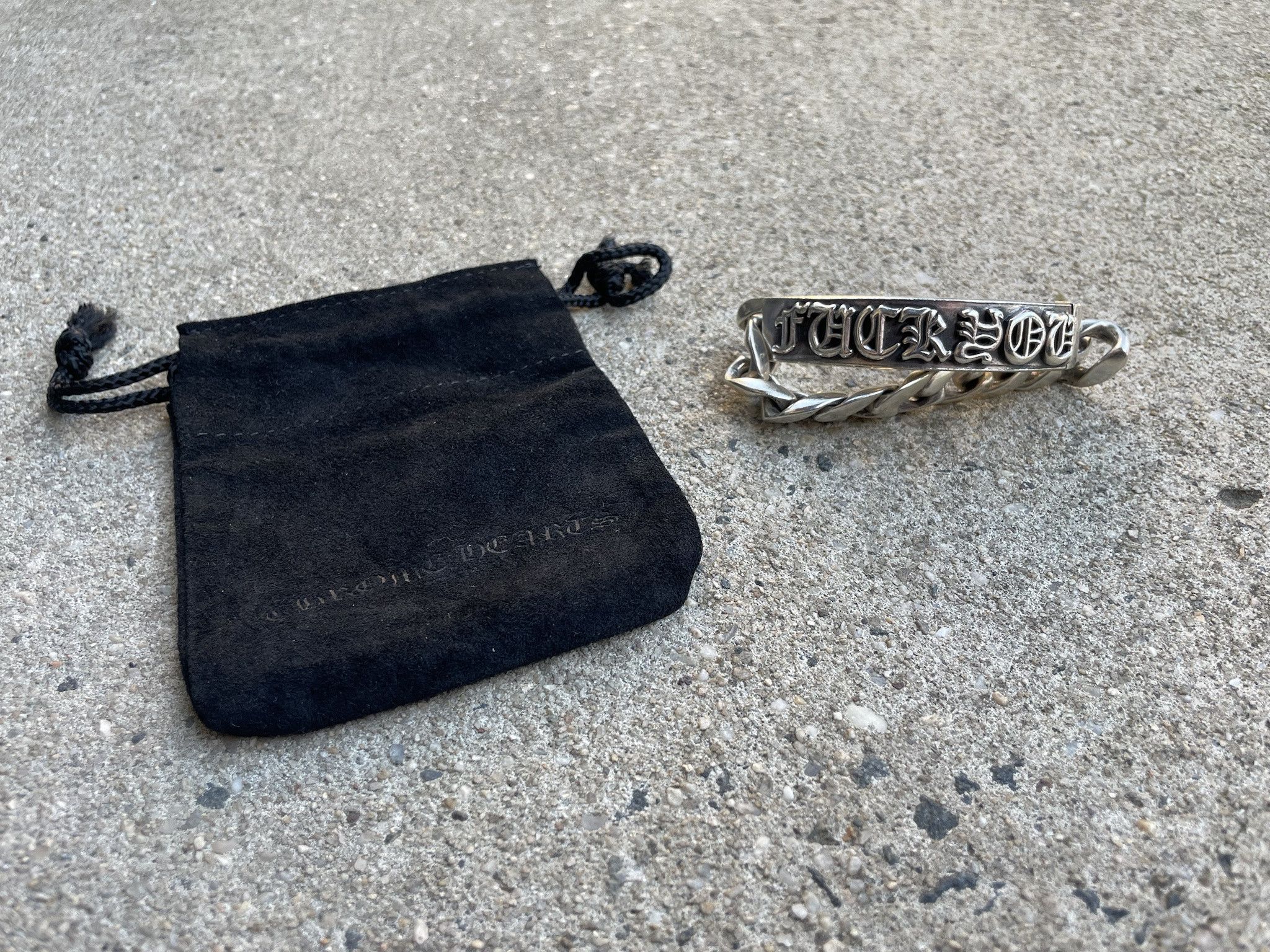 Chrome Hearts Chrome Hearts FUCK YOU ID Bracelet Size ONE SIZE - 2 Thumbnail