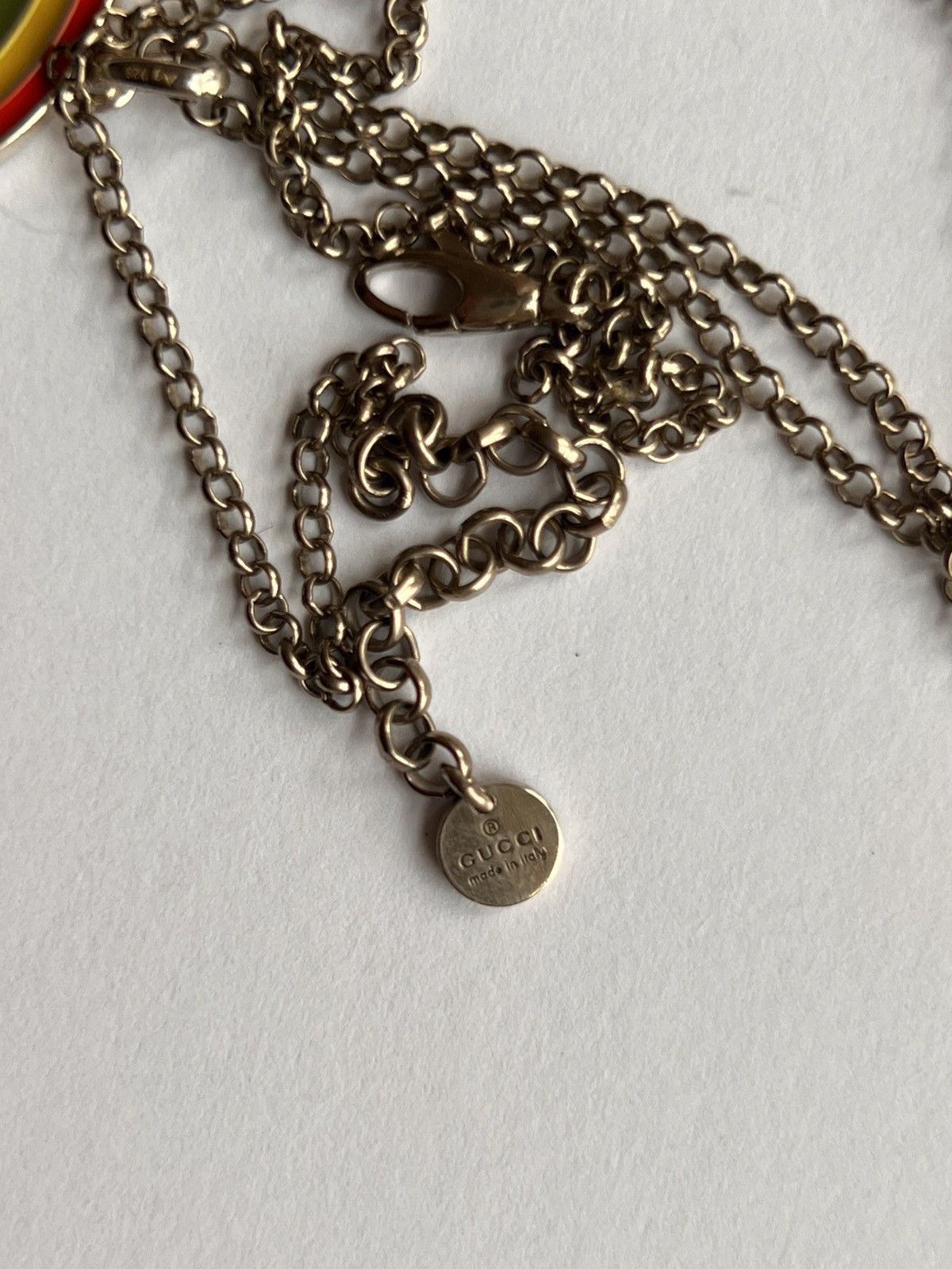 Gucci Gucci Ghost Rainbow Pendant Necklace skull jewelry silver Size ONE SIZE - 25 Thumbnail