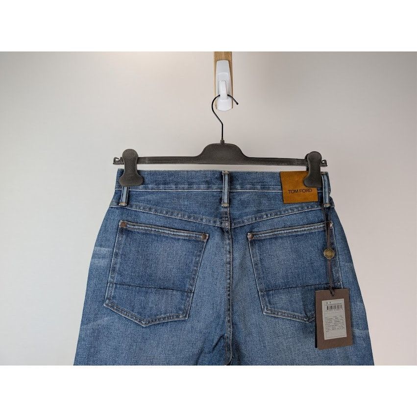 Tom Ford o1rshd1 Selvedge Tapered Denim Jeans in Blue Size US 30 / EU 46 - 12 Thumbnail