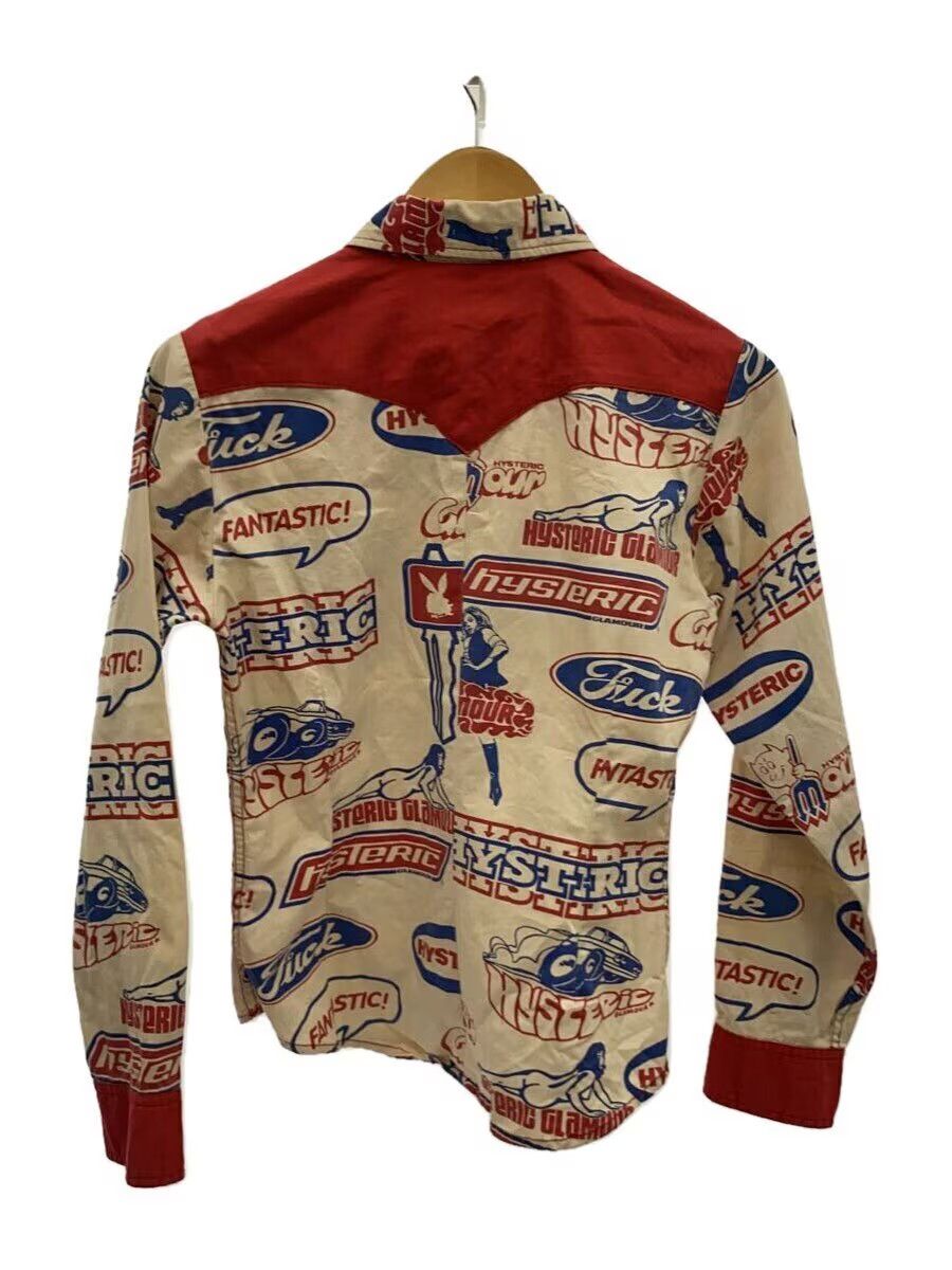 Hysteric Glamour All Over Logo Western Button Shirt Size US XS / EU 42 / 0 - 2 Thumbnail
