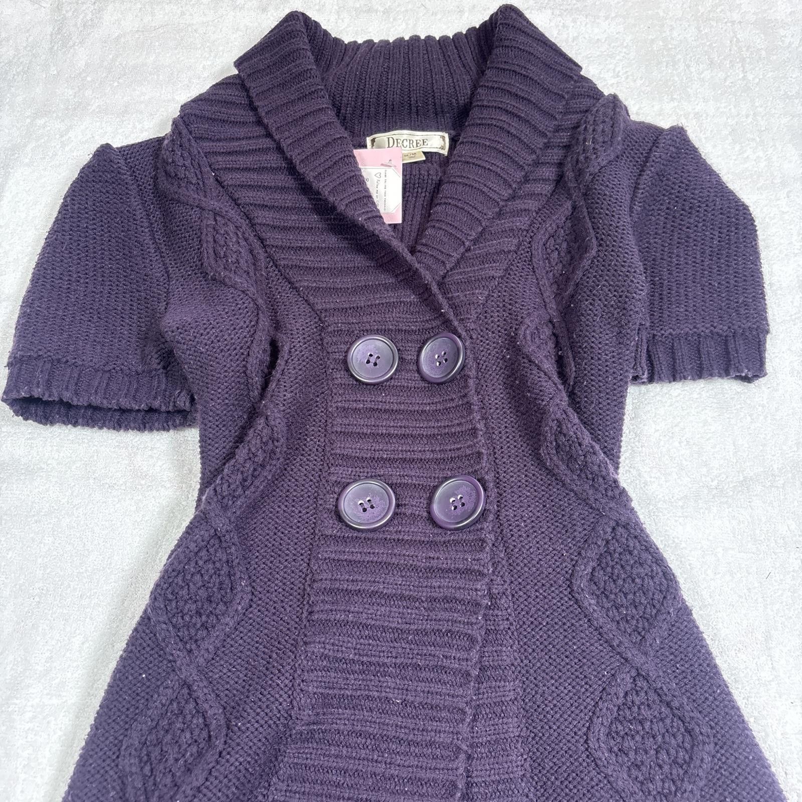 Decree y2k purple babydoll decree sweater Size M / US 6-8 / IT 42-44 - 3 Thumbnail